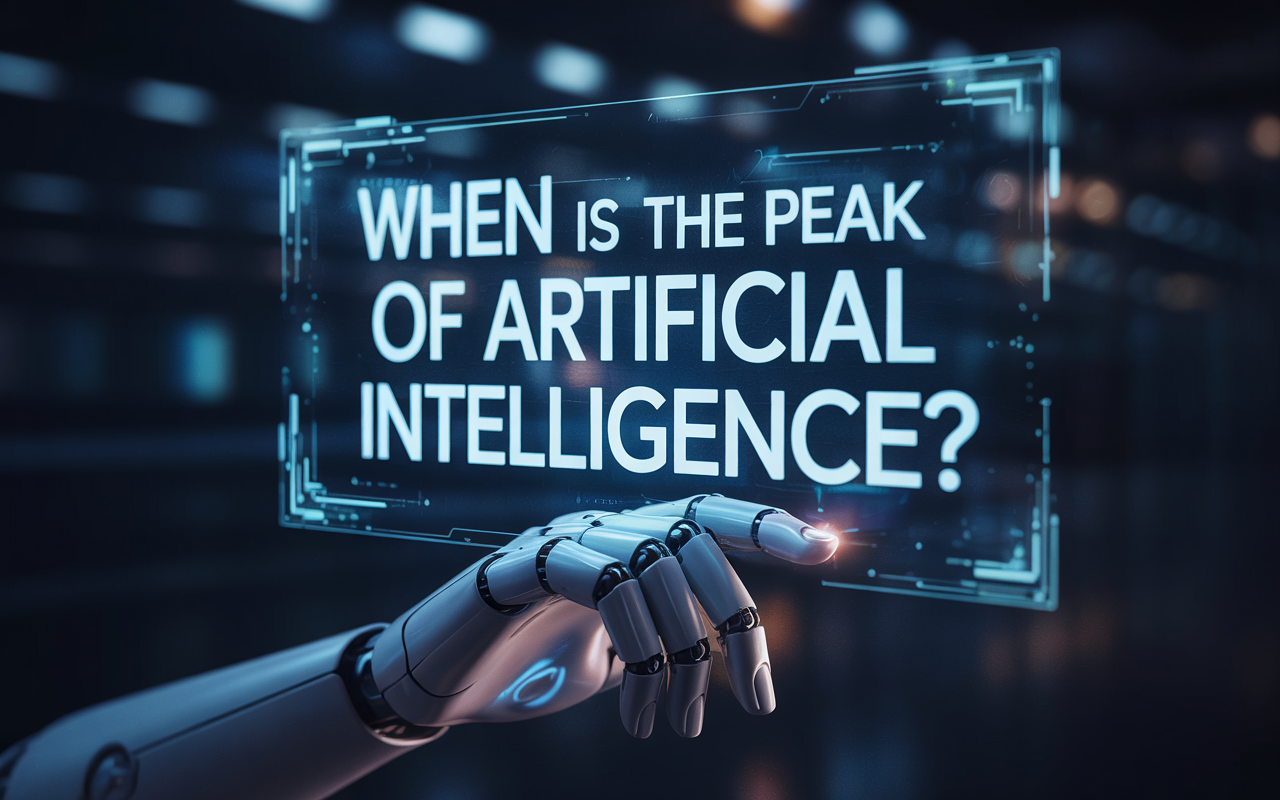When Is the Peak of Artificial Intelligence?