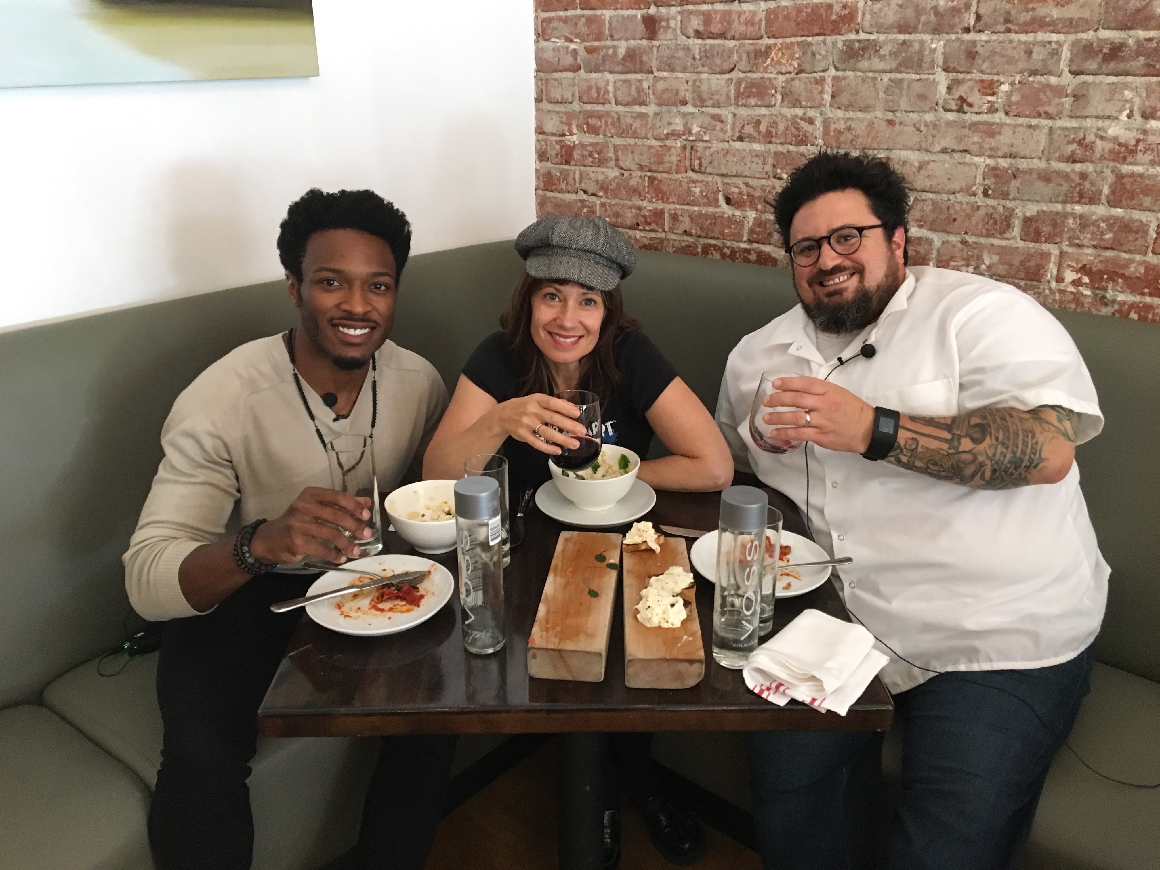 UnReal Actor Gentry White and Chef Bruce Kalman