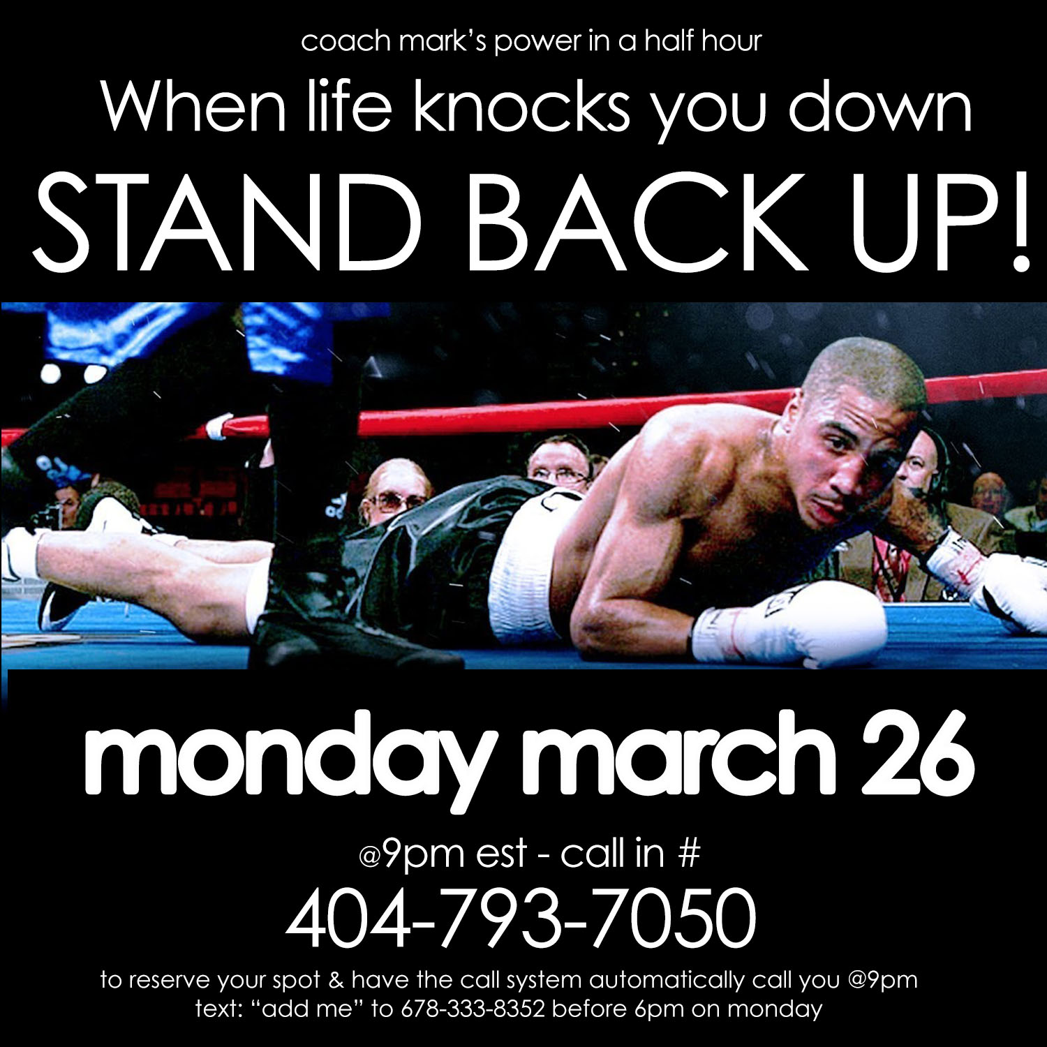Episode 181: When life knocks you down, stand back up