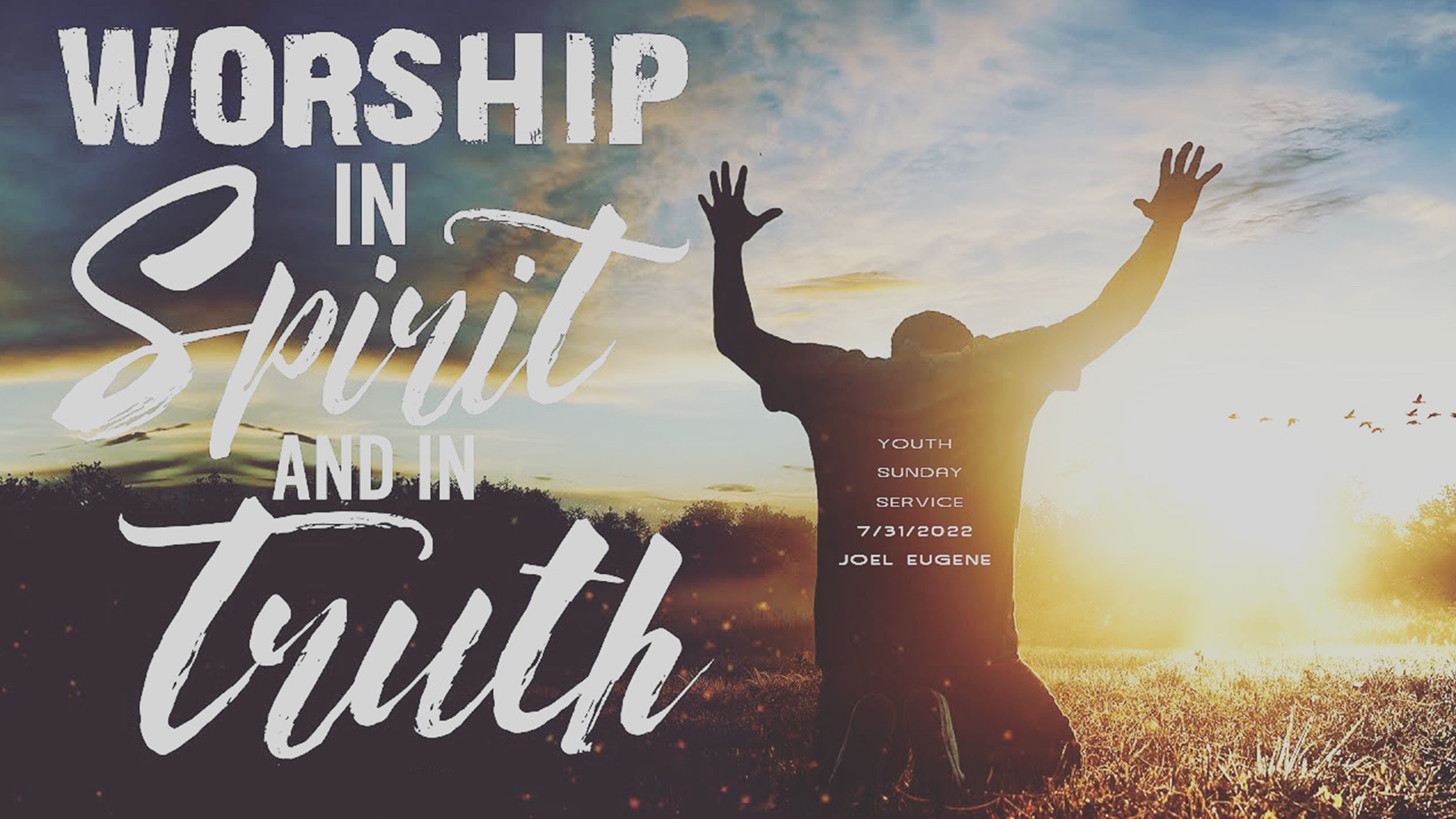 Worship in Spirit And in Truth A Life Of Worship Series John Chapter 4 Joel Eugene