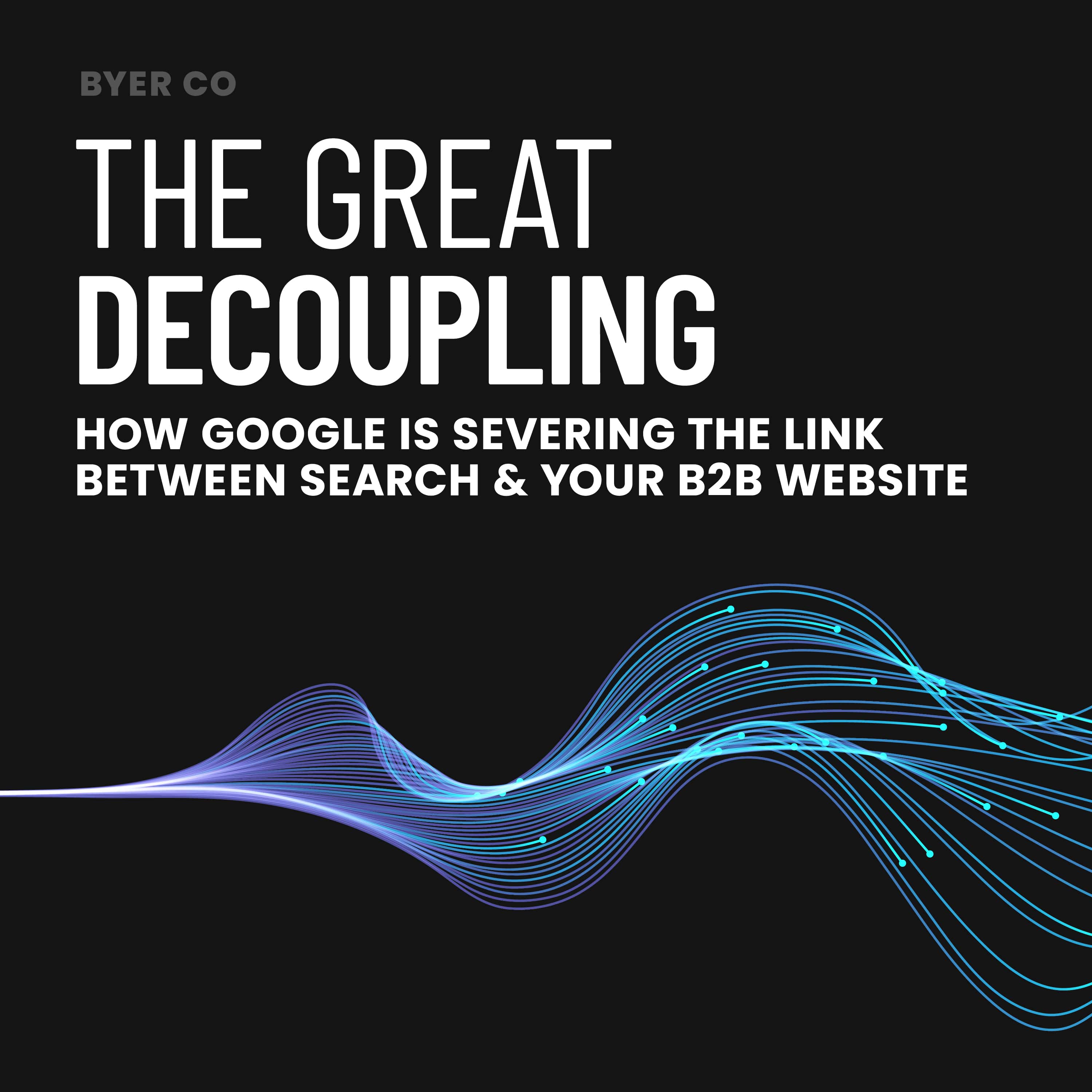 The Great Decoupling: Google's Impact on B2B Organic Traffic