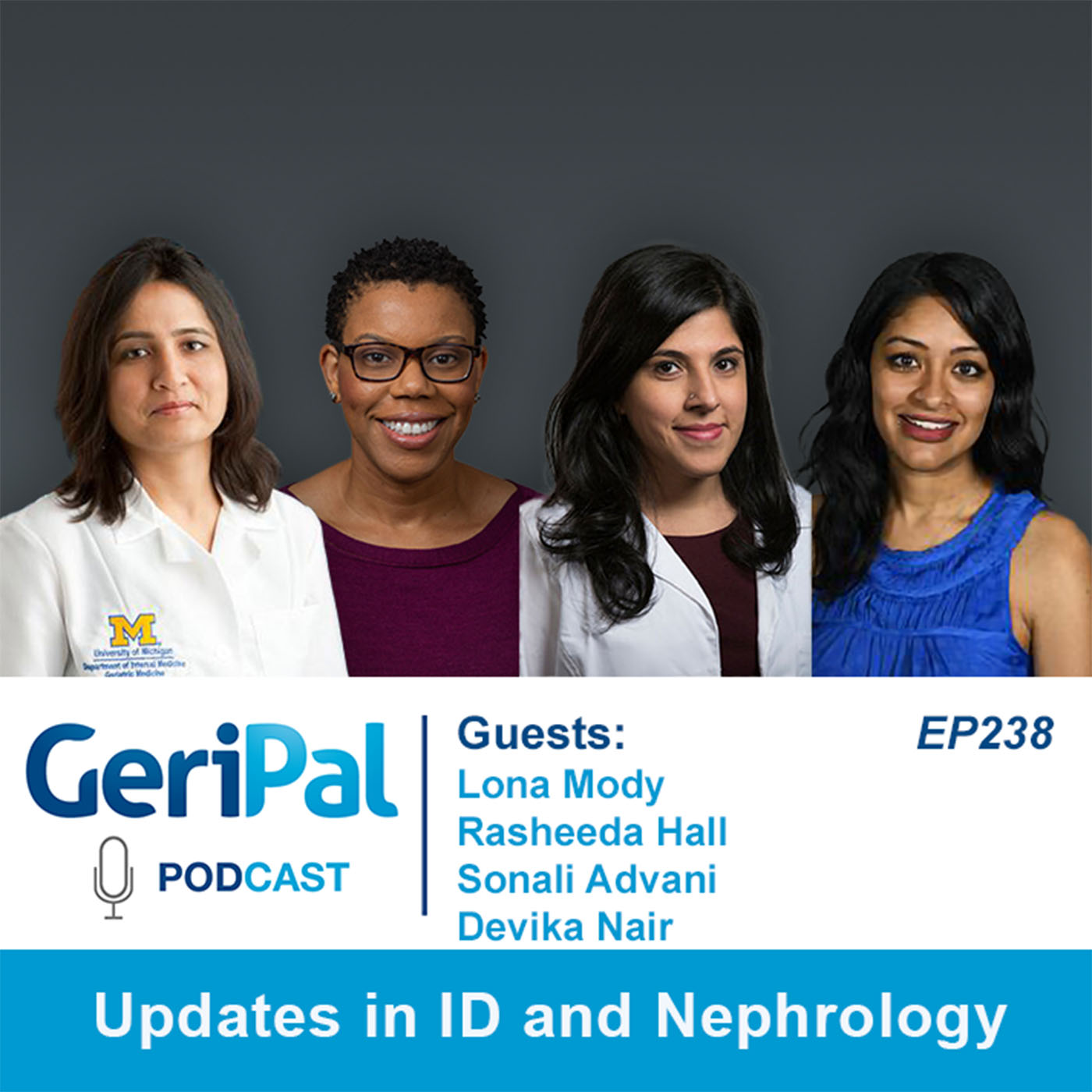 Updates in ID and Nephrology: Lona Mody, Rasheeda Hall, Devika Nair, Sonali Advani