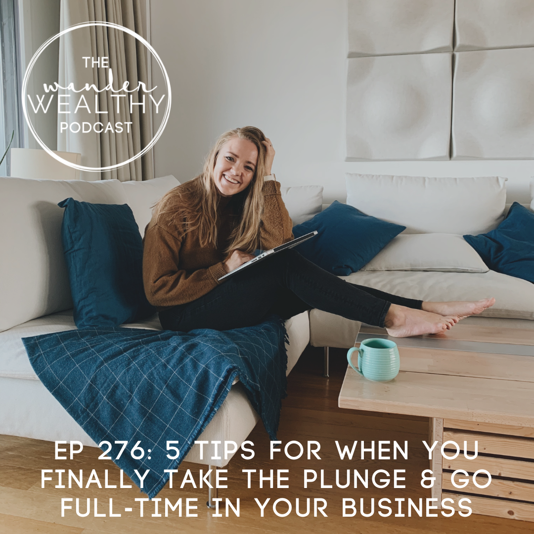 WW 276: 5 Tips for When You Finally Take the Plunge & Go Full-Time in Your Money Coaching Business