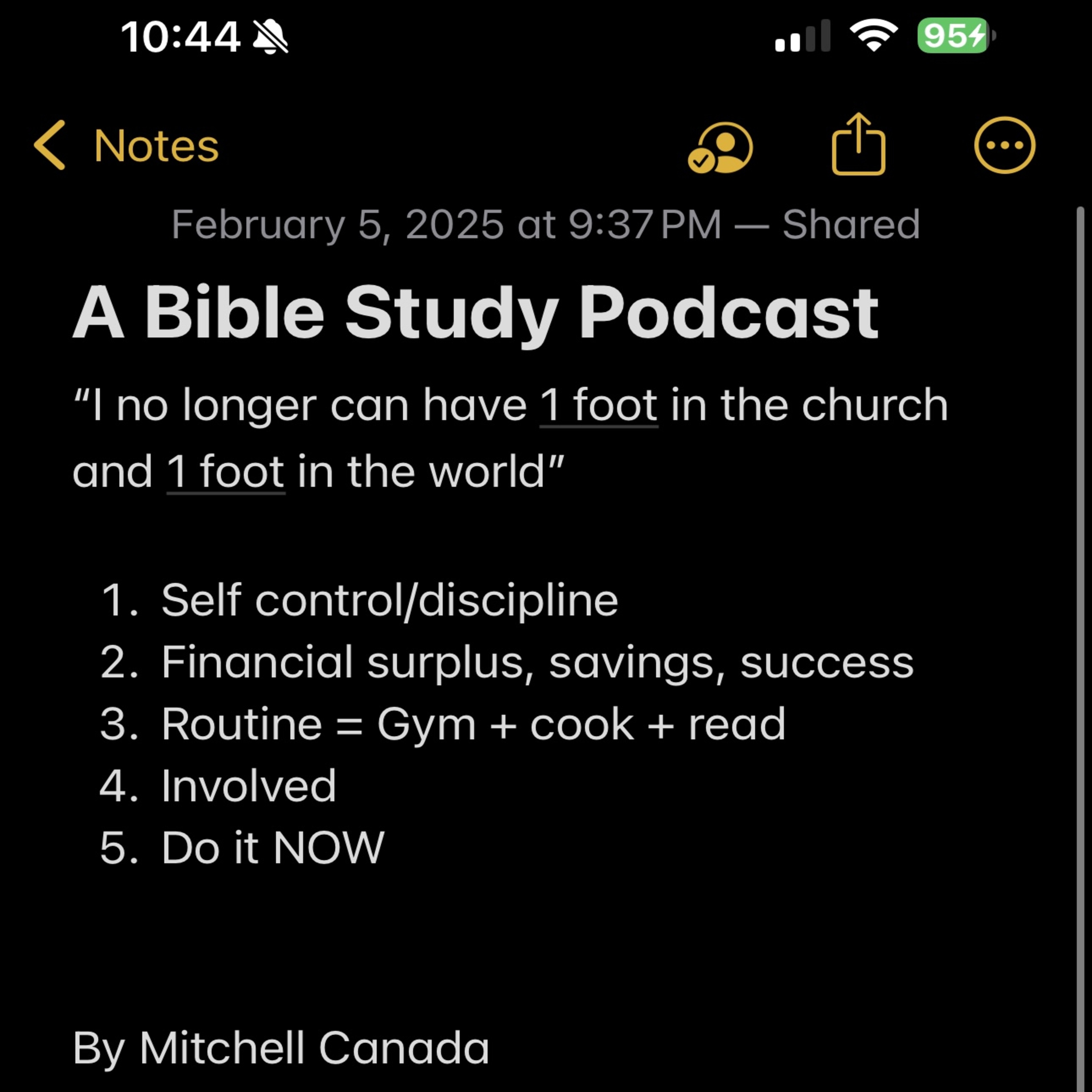 A Bible Study Podcast
