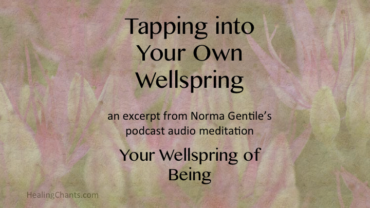 AUDIO Remembering Who You Are by Tapping into Your Wellspring of Being