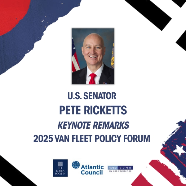 U.S. Senator Pete Ricketts - 2025 Van Fleet Policy Forum Keynote Remarks