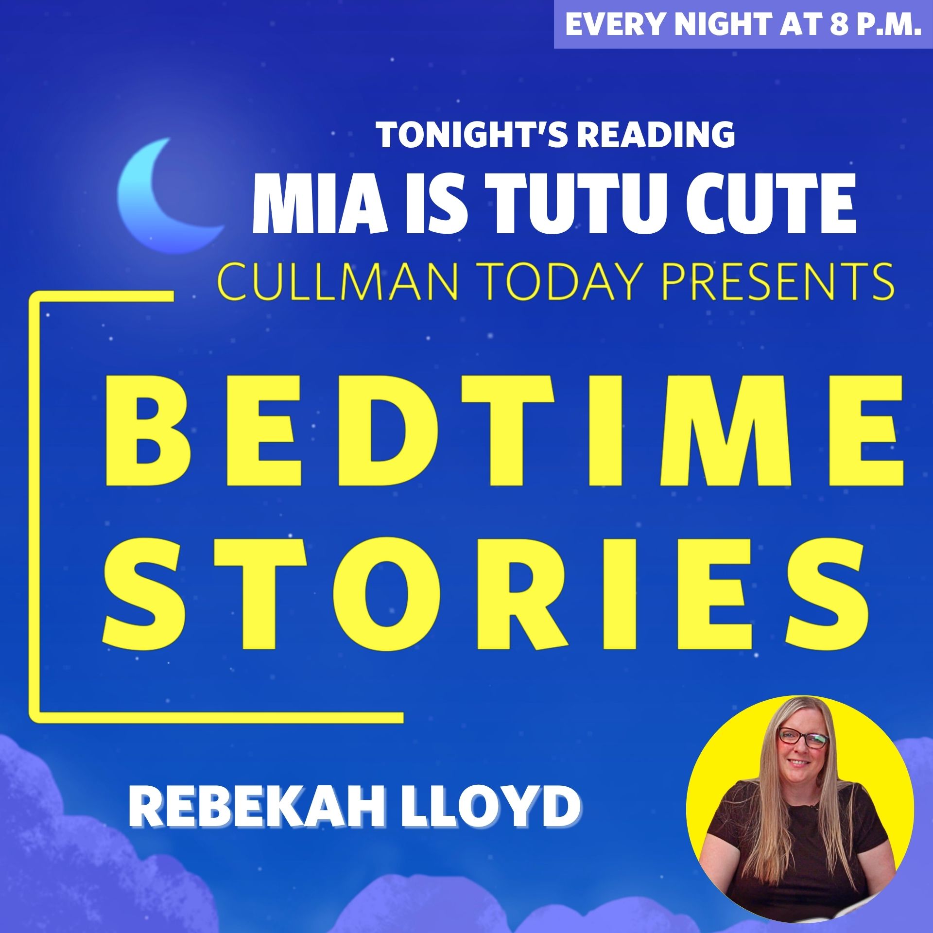Bedtime Stories – Rebekah Lloyd reads Mia Is Tutu Cute