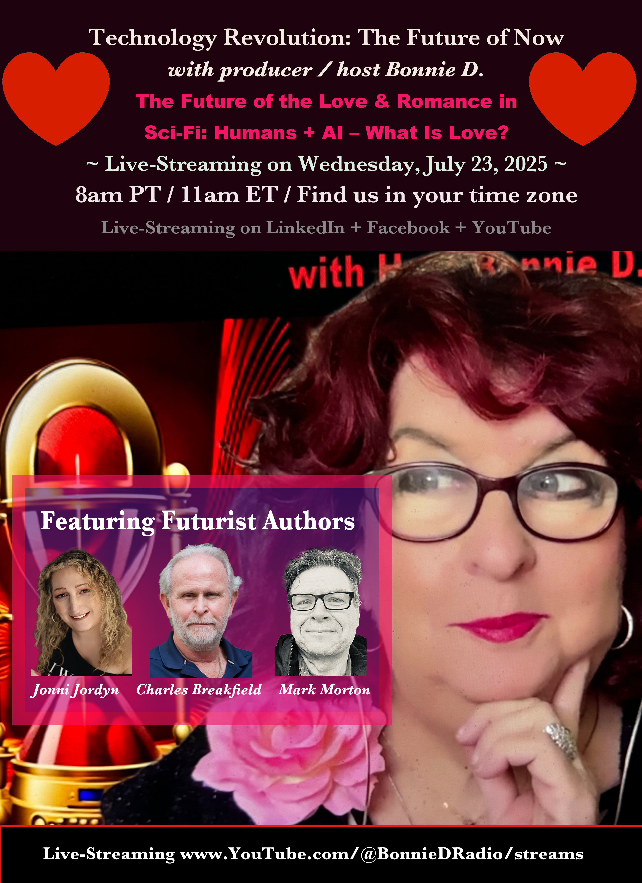 Technology Revolution: The Future of SciFi Romance + AI: Humans + Bots In Love?