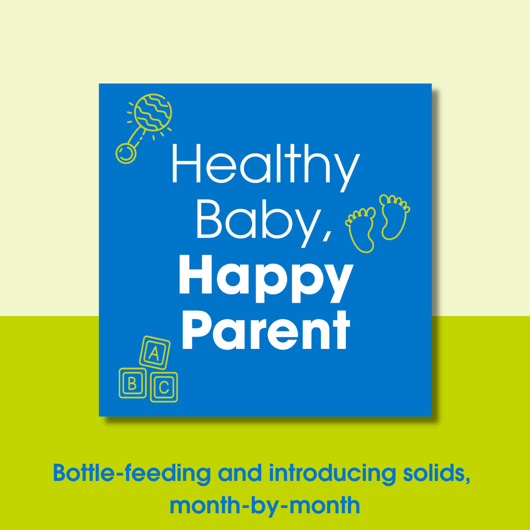 Bottle-feeding and introducing solids, month-by-month