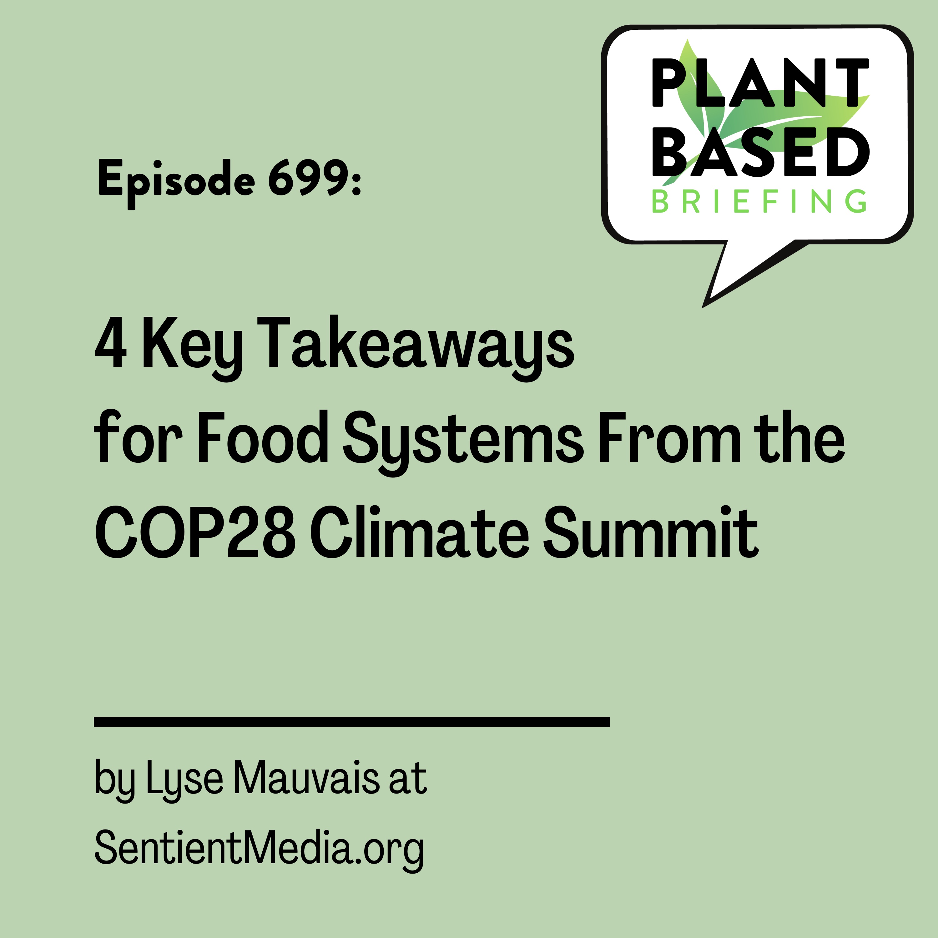 Plant Based Briefing
