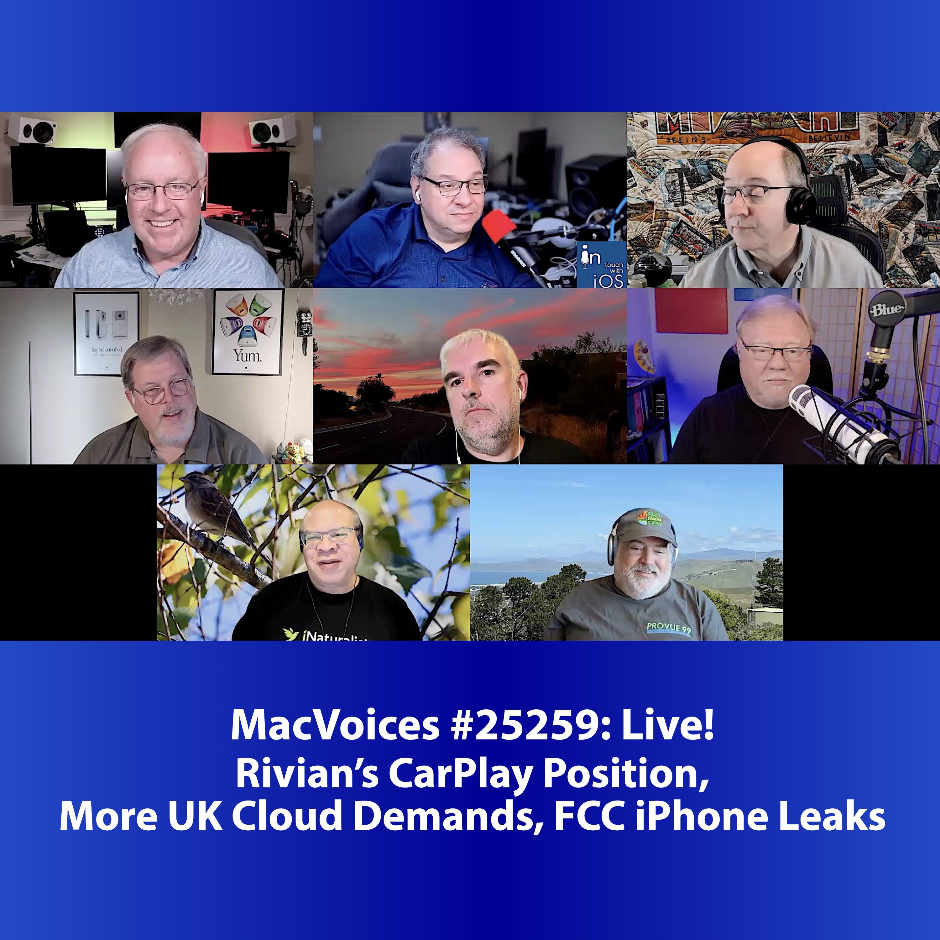 MacVoices #25259: Live! - Rivian’s CarPlay Position, More UK Cloud Demands, FCC iPhone Leaks