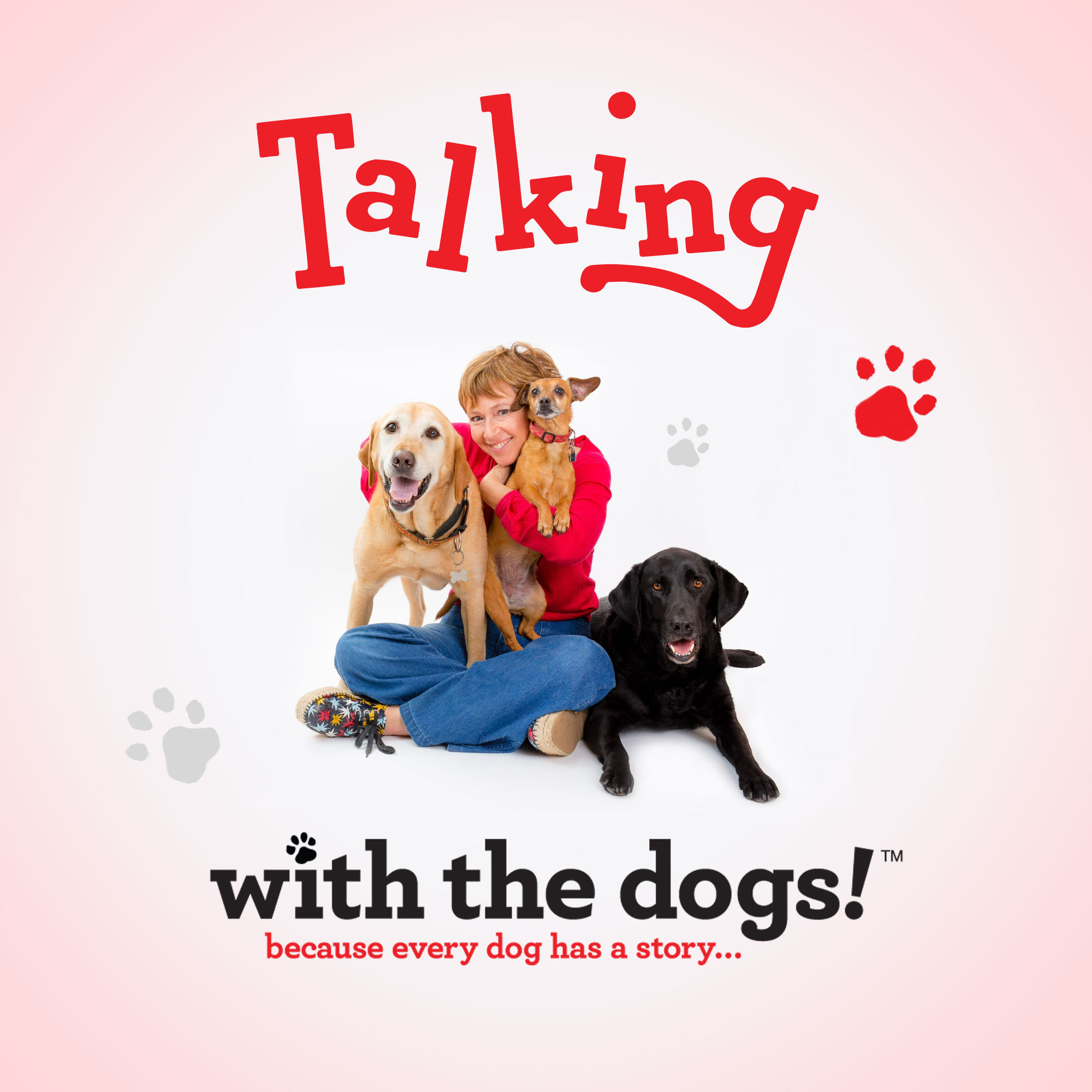 Talking with the dogs!