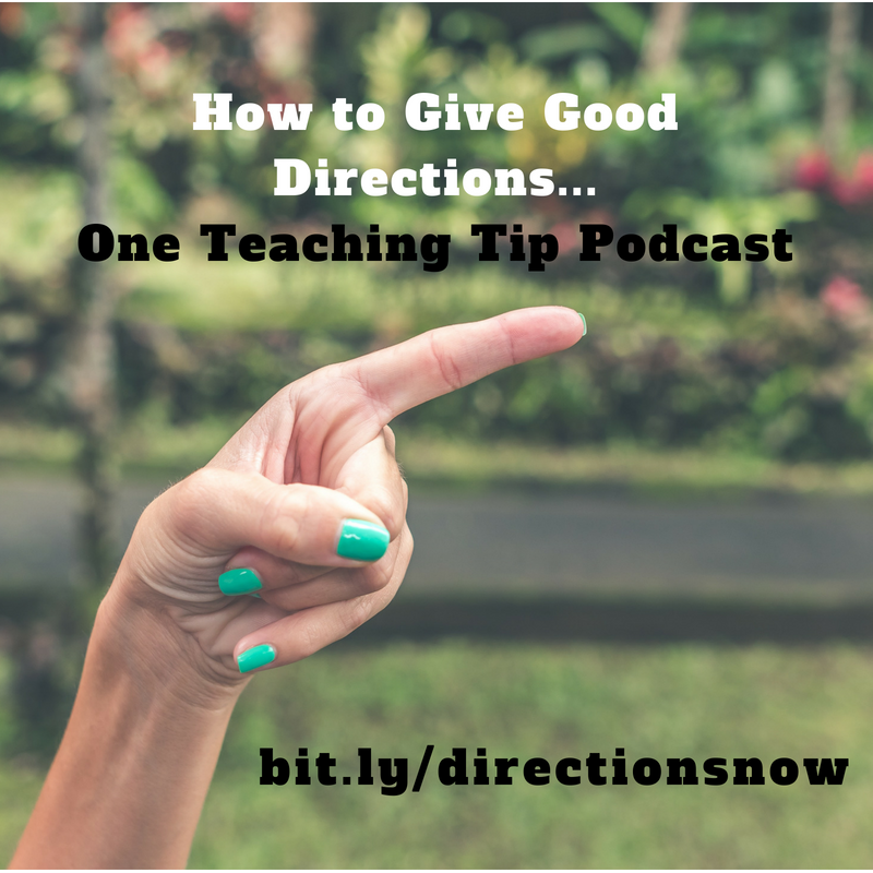 One Teaching Tip