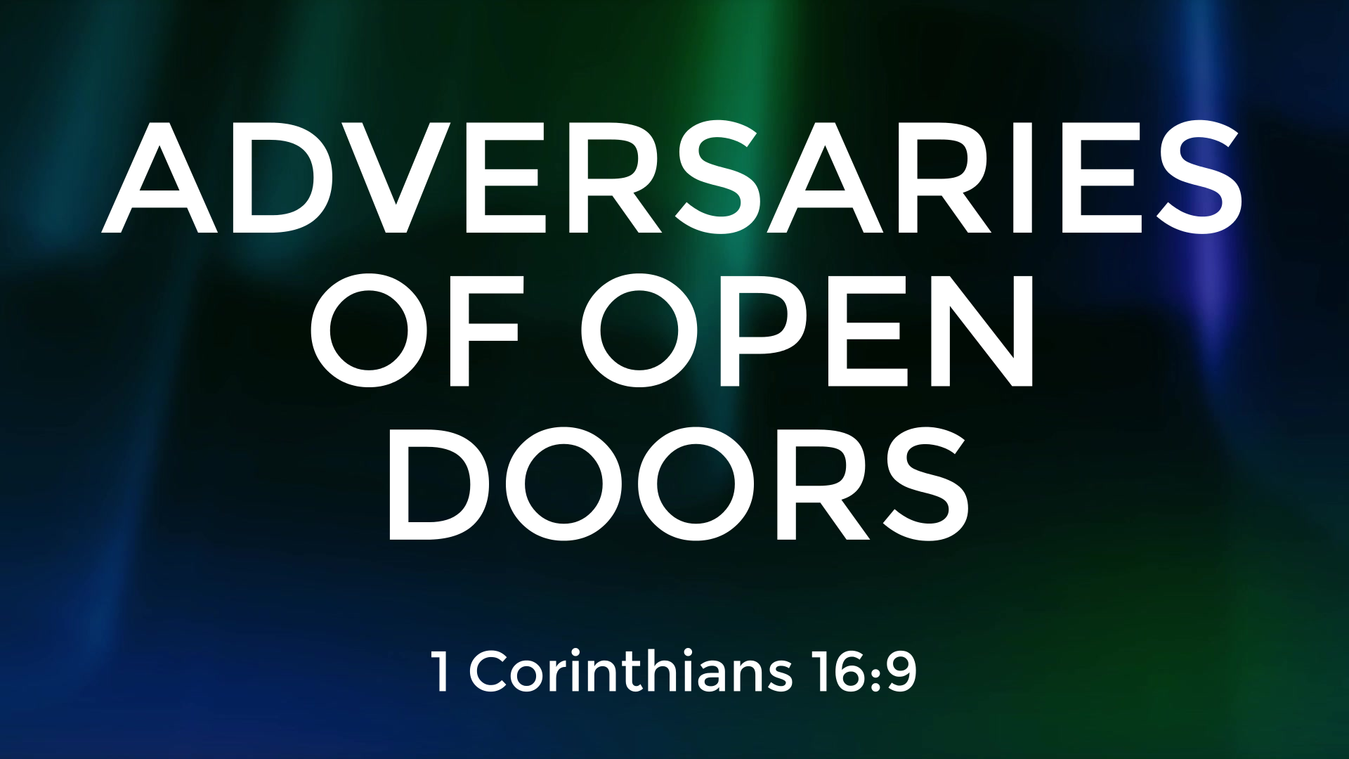 Adversaries of Open Doors episode artwork