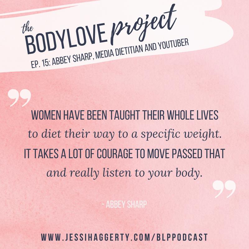 Ep. 015: Abbey Sharp on Orthorexia, Navigating Weight Gain, & Ditching FitBits, and More