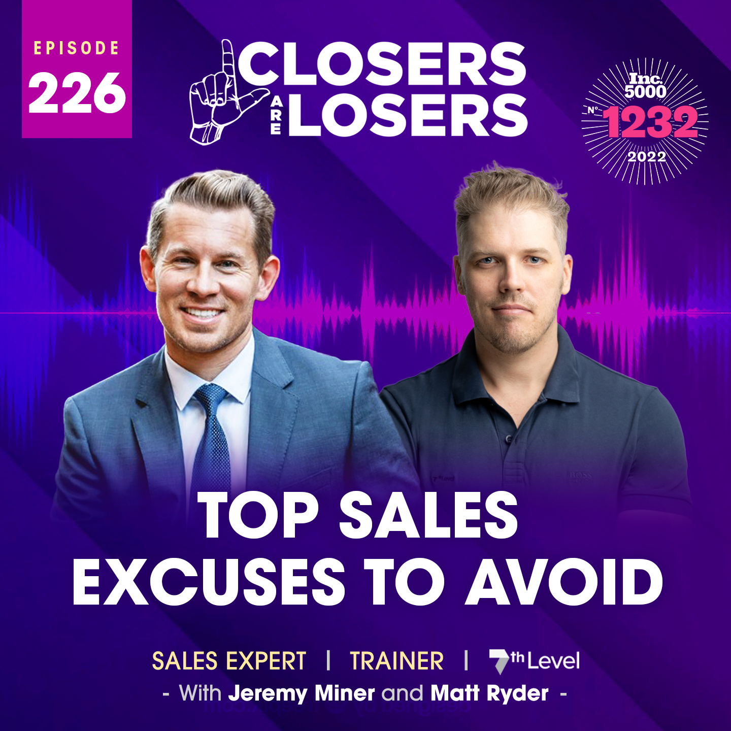 Episode 226 Top sales excuses to avoid