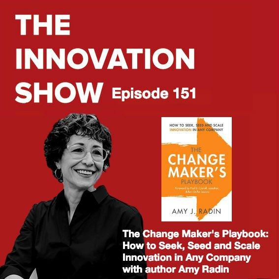 EP 151: The Change Maker's Playbook: How to Seek, Seed and Scale Innovation in Any Company with Amy Radin