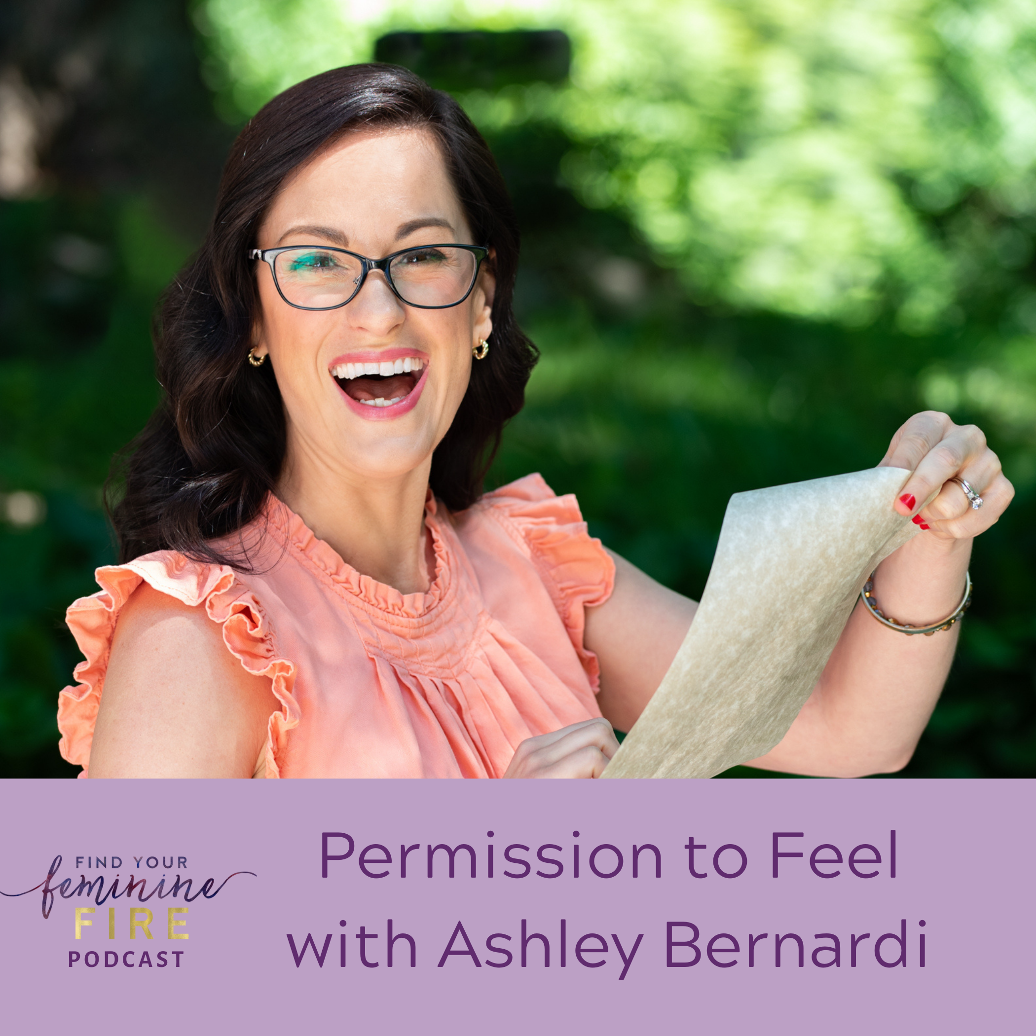 cover of episode Permission to Feel with Ashley Bernardi