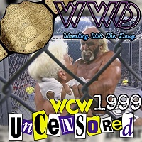 Hollywood Hogan vs. Ric Flair - WCW Championship Barbed Wire Steel Cage match - WCW Uncensored 1999