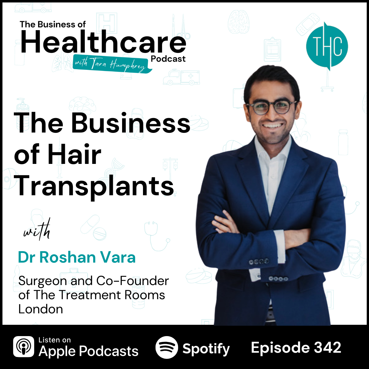 #342 The Business of Hair Transplants with Dr Roshan Vara