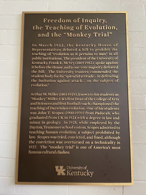 The Kentucky-Darwin Connection
