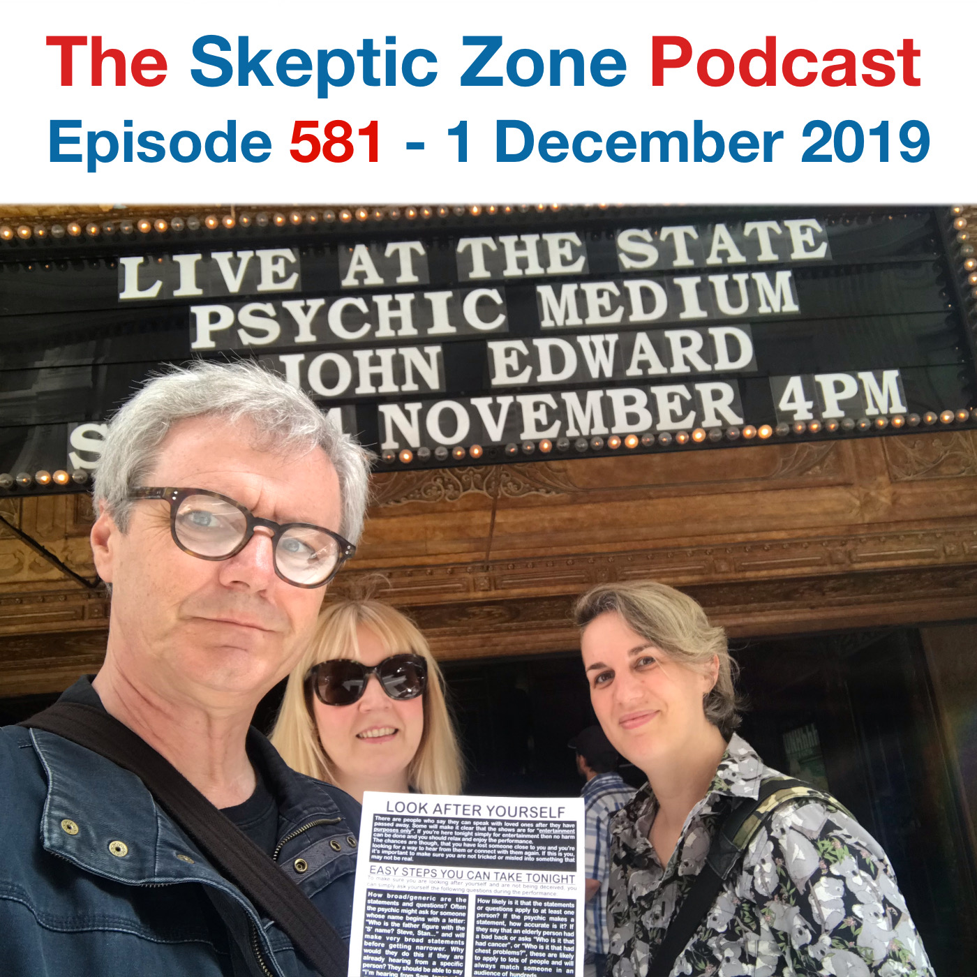 The Skeptic Zone #581 - 1.December.2019