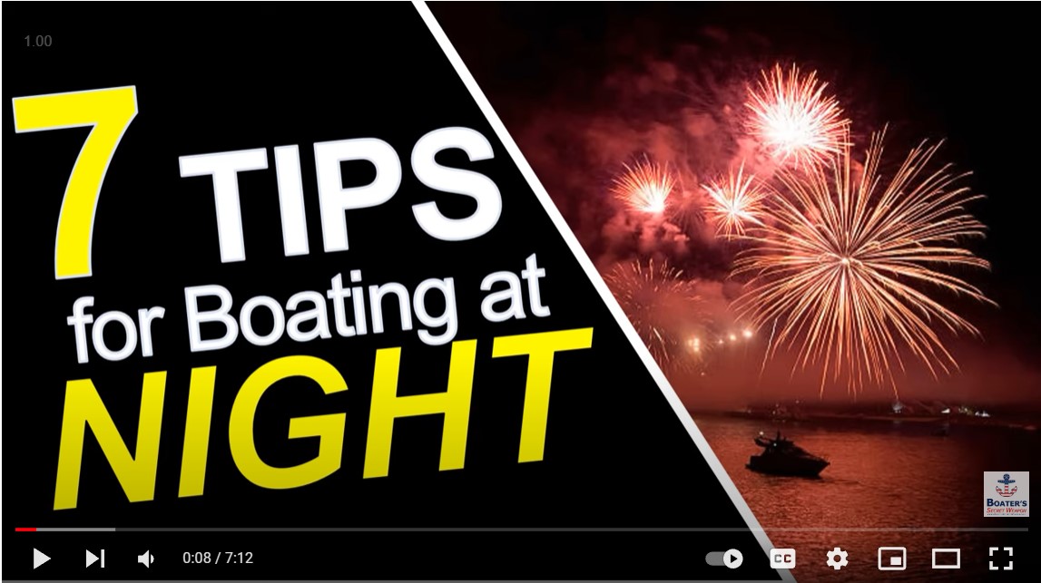 Tips of Boating at Night Tips of Boating at Night