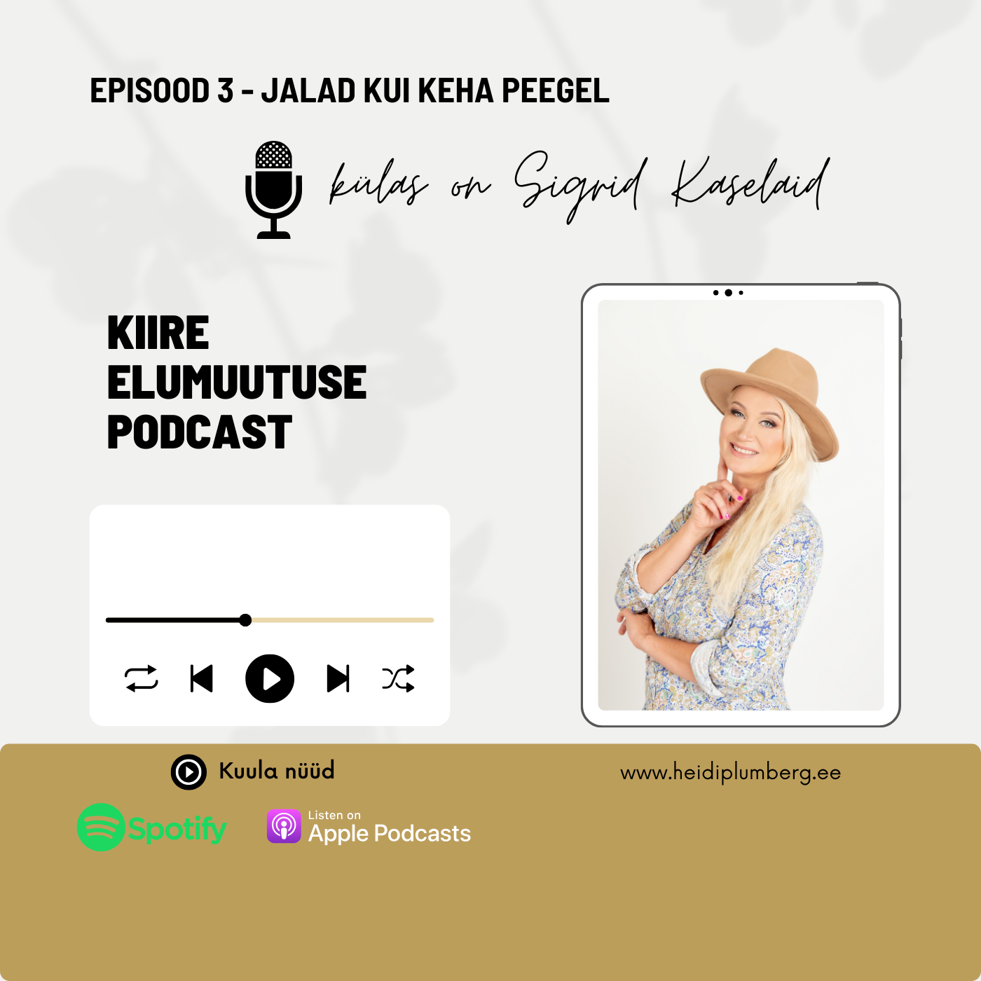 Episood 3 - Jalad kui keha peegel. Külalisepisood.