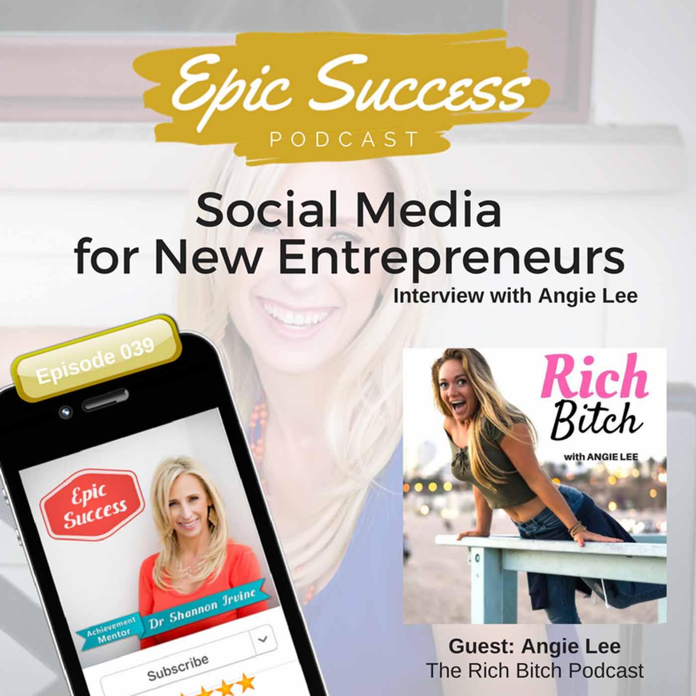 #️⃣ 🎙️ Social Media for New Entrepreneurs: Interview with Angie Lee Part 2