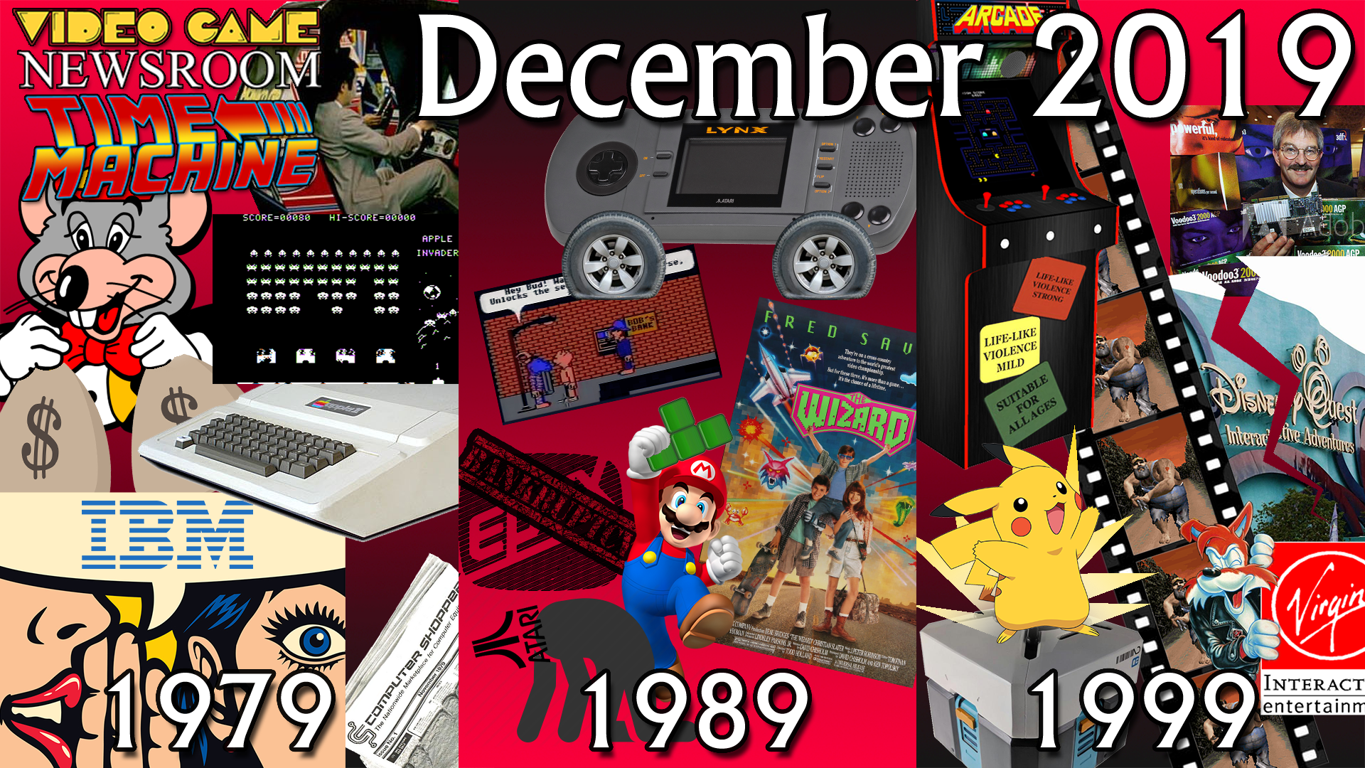 Video Game Newsroom Time Machine