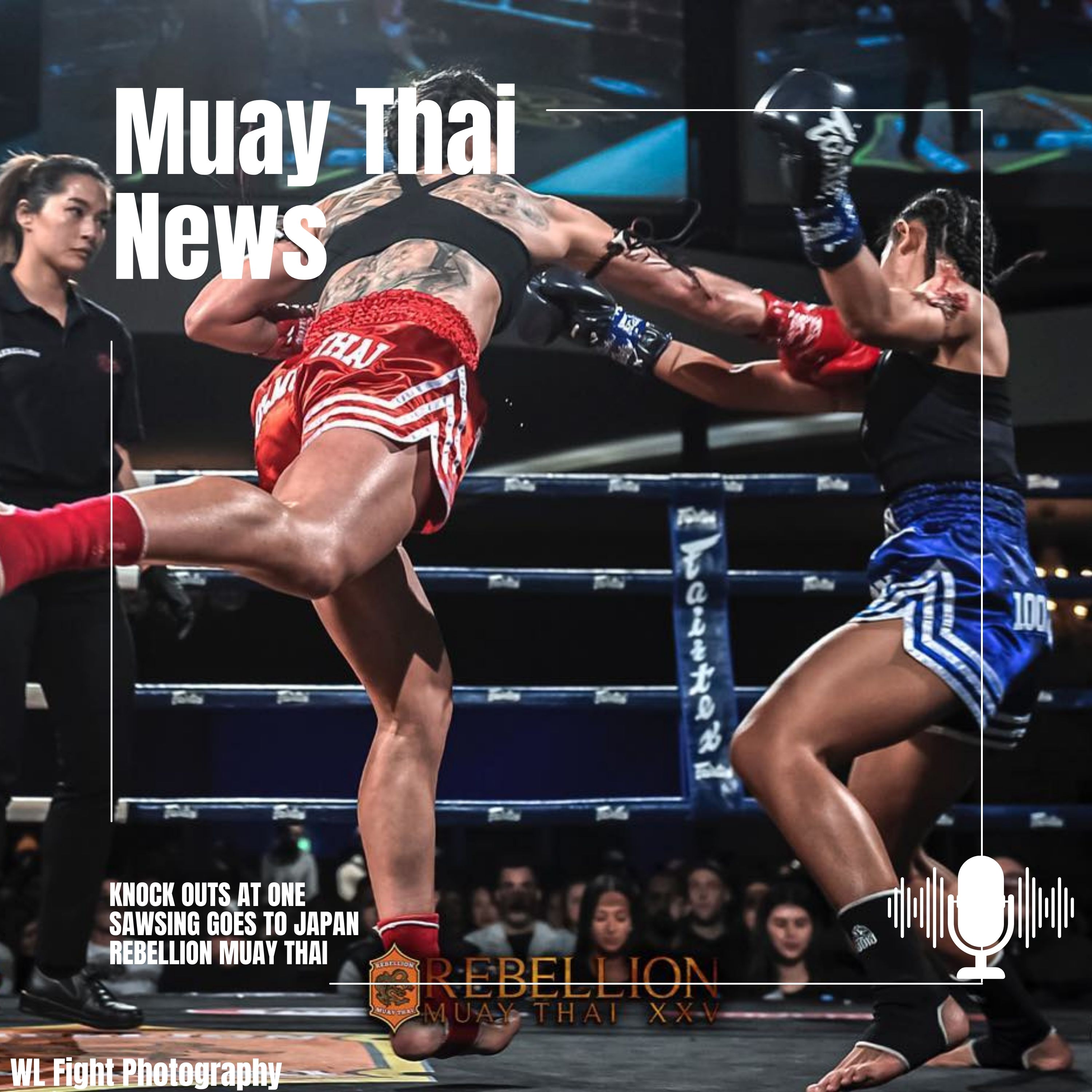 Rebellion Muay Thai break down and more Muay Thai News