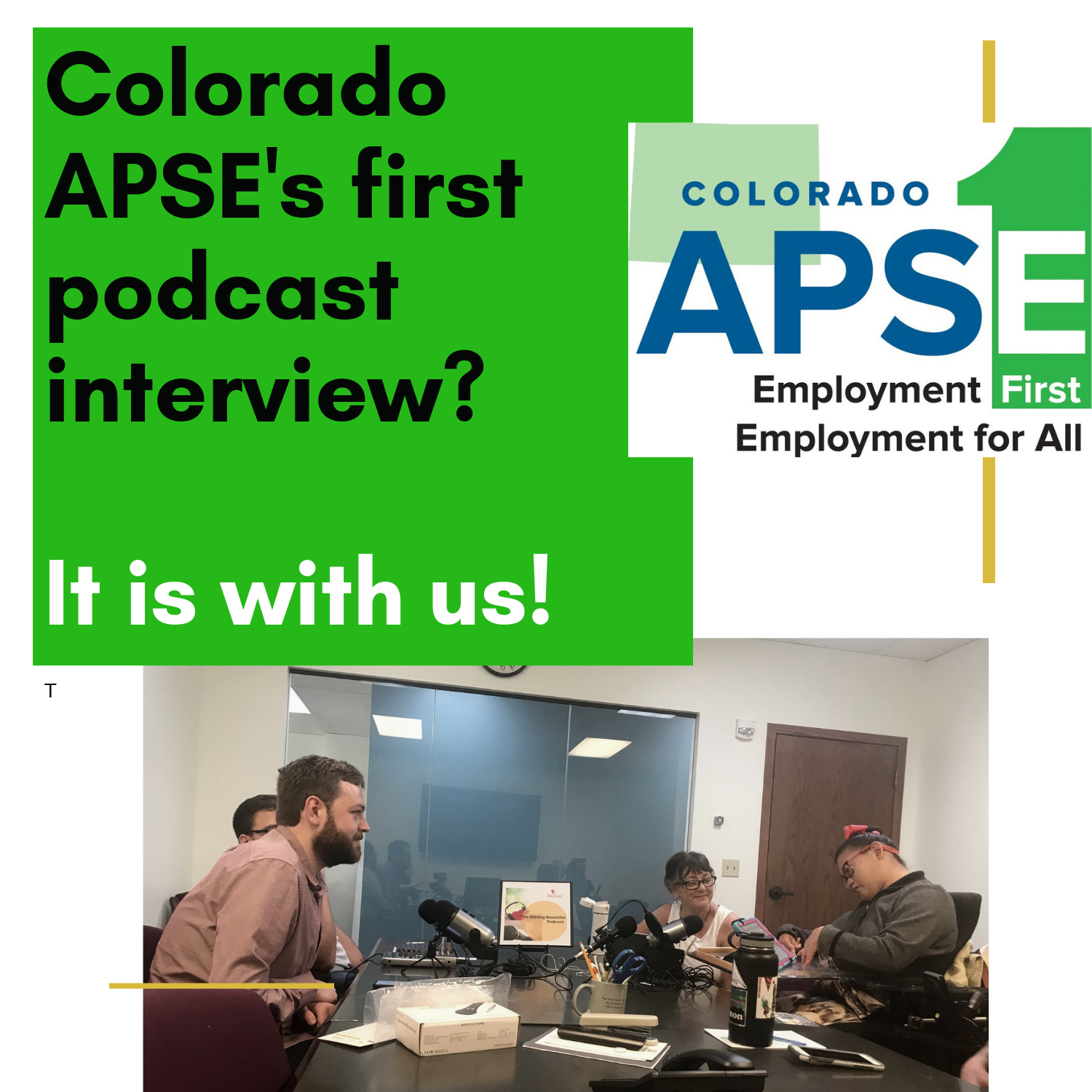 Colorado APSE's First Podcast?  Yep, it us!