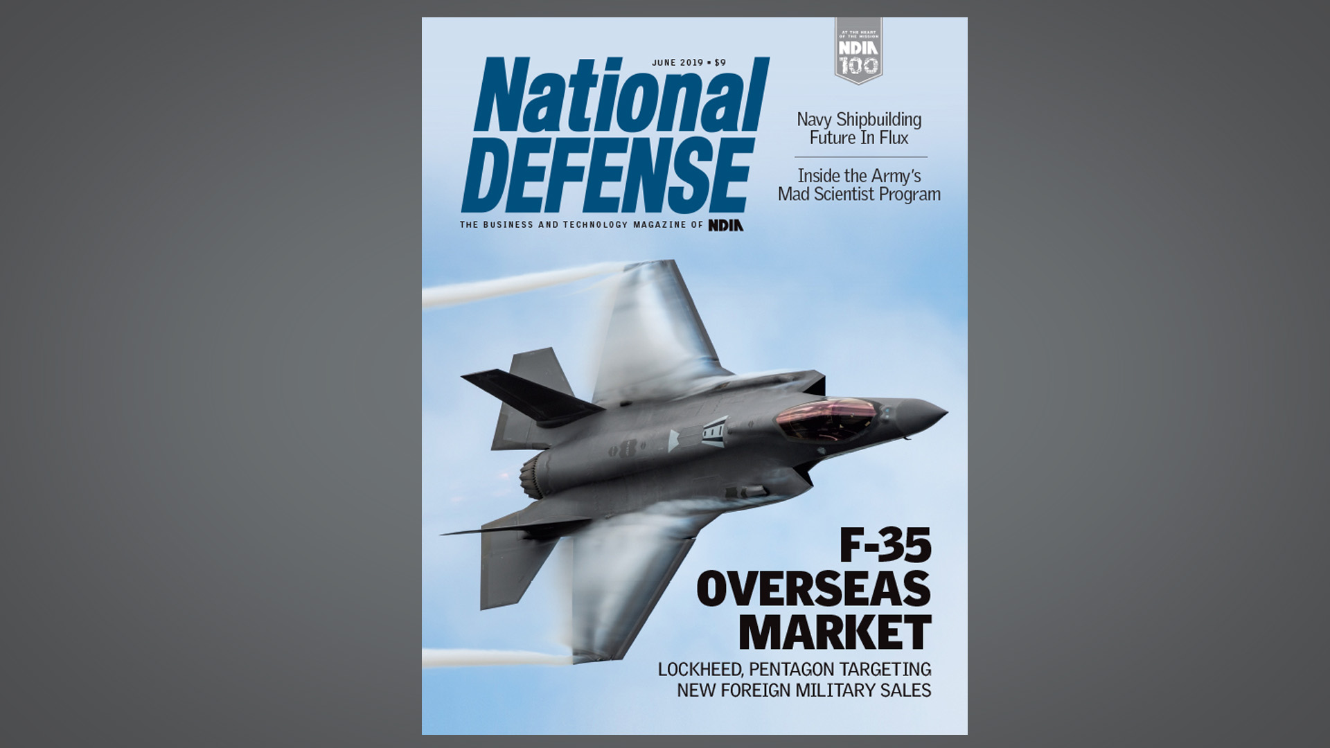 June 2019 - International Market for the F-35, Navy's Shipbuilding Plans