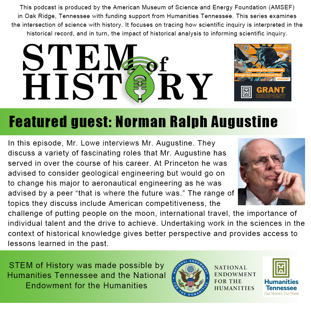 AMSEcast with guest Norm Augustine