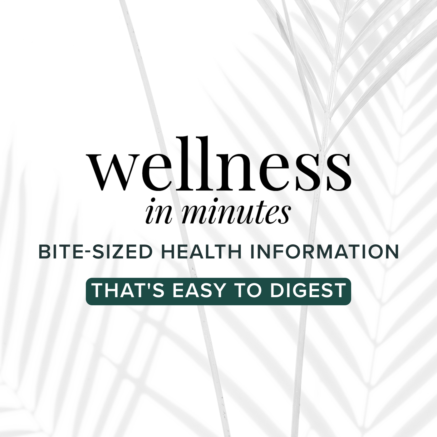 Wellness in Minutes: Healing the Nervous System