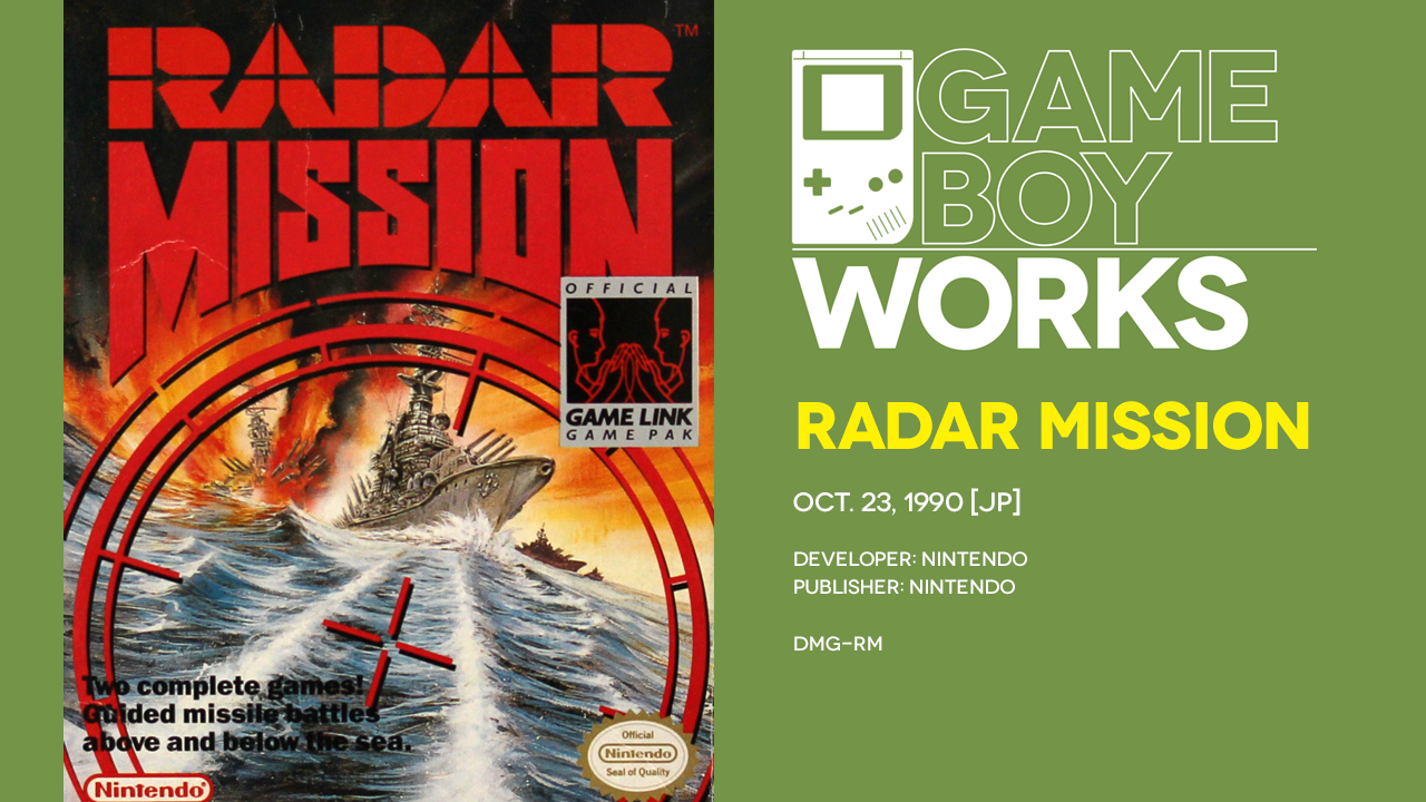 Game Boy Works #105: Radar Mission