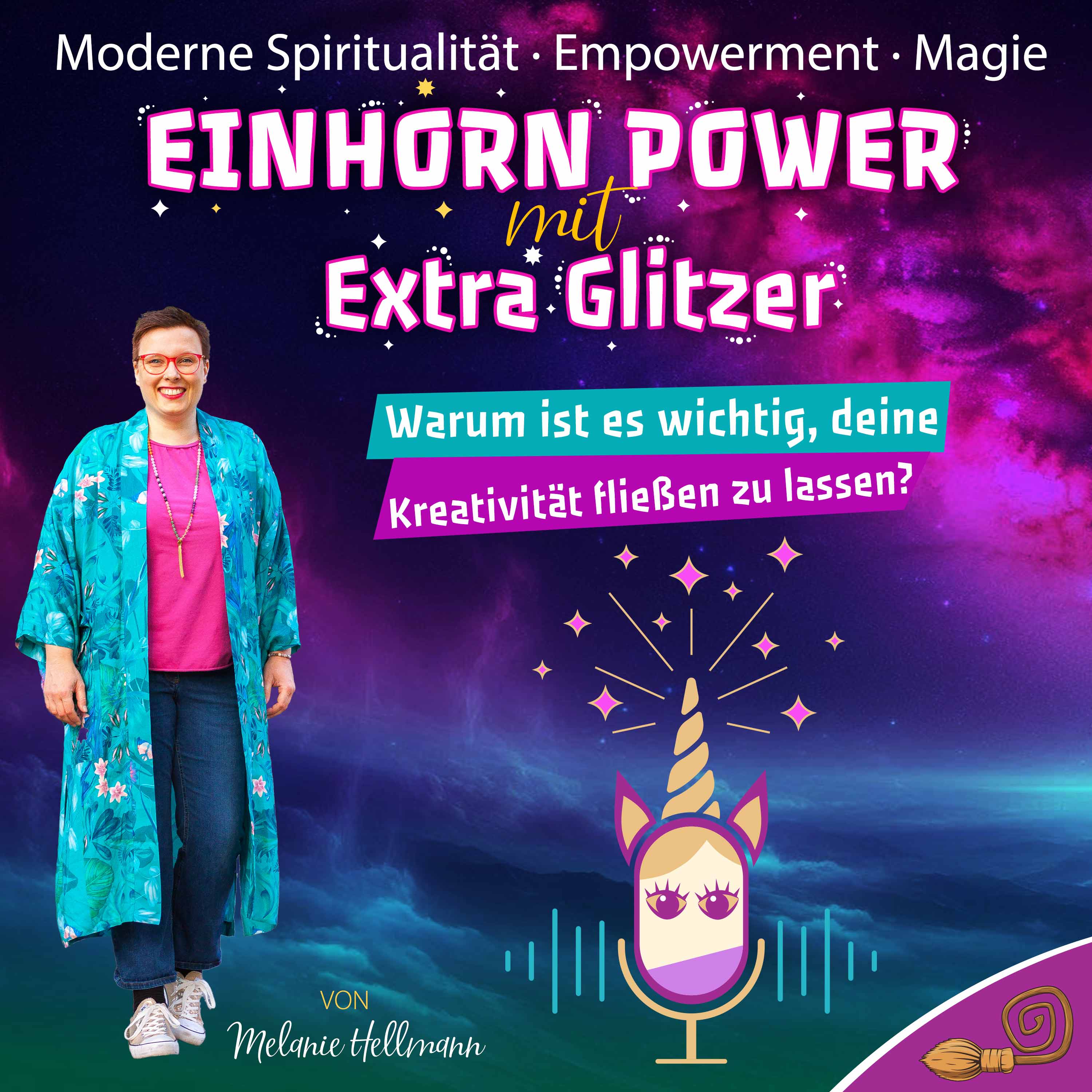 Einhorn Power mit Extra Glitzer