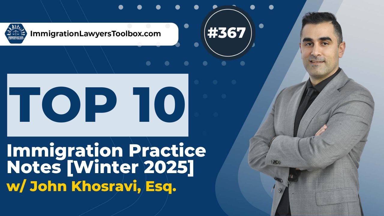 The Immigration Lawyers Podcast | Discussing Visas, Green Cards & Citizenship: Practice & Policy
