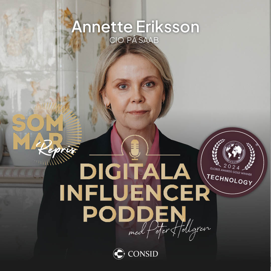 319. Sommarrepris | IT bakom frontlinjen – säkerheten på Saab | Annette Eriksson, CIO på Saab | Digitalt försvar