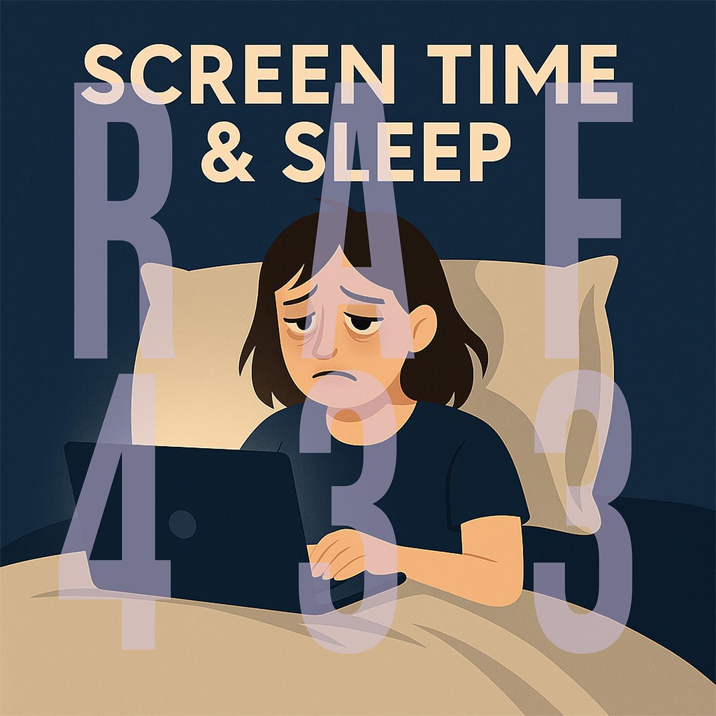 RAF433: Screentime and Your Health Part 2 - Screens vs. Sleep