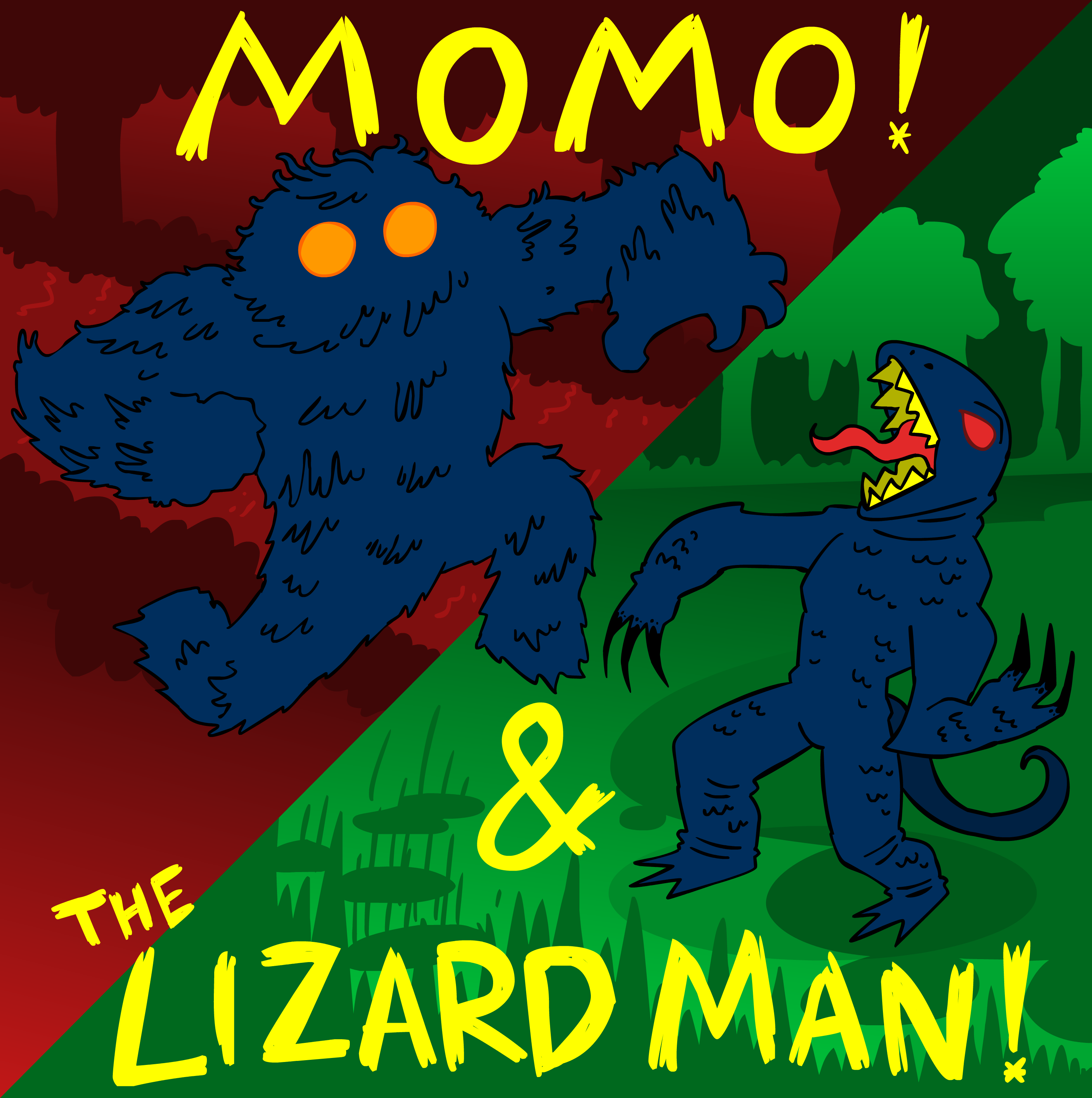 Momo! & The Lizard Man!