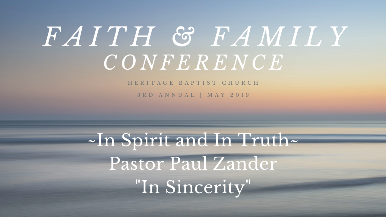In Sincerity {Pastor Zander} episode artwork