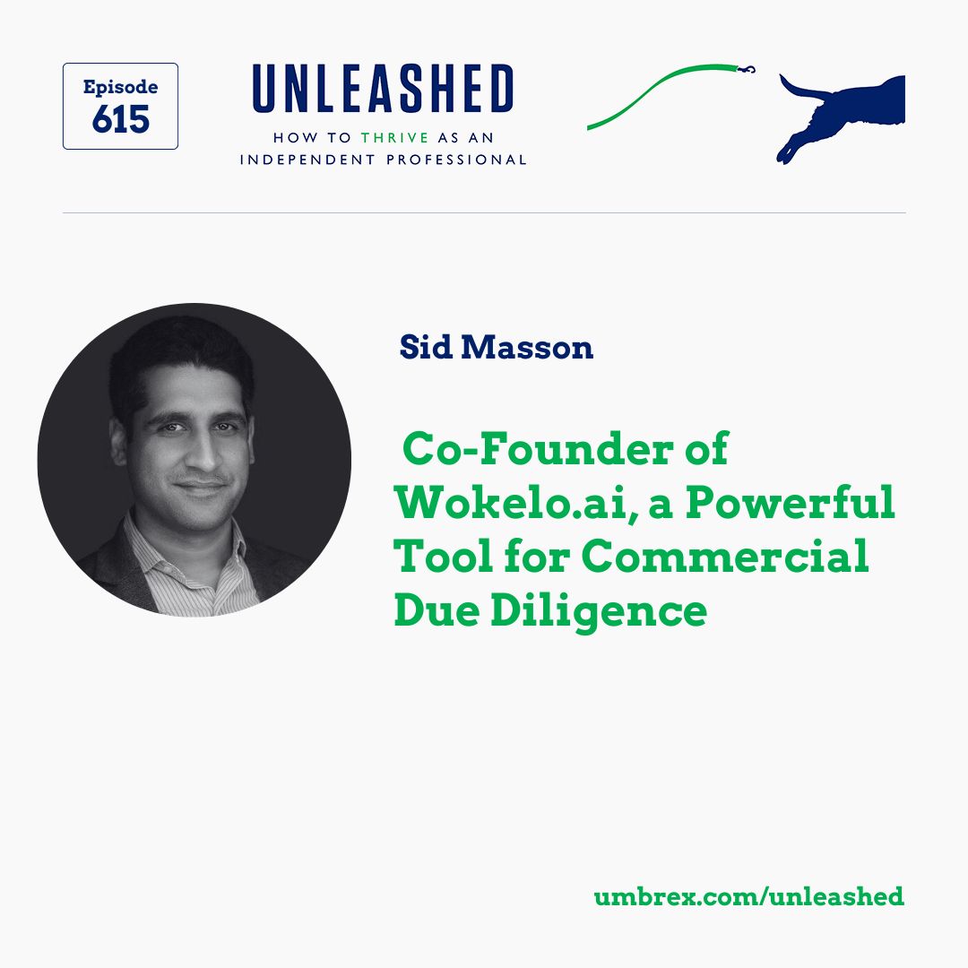 615. Sid Masson, Co-Founder of Wokelo.ai, a Powerful Tool for Commercial Due Diligence