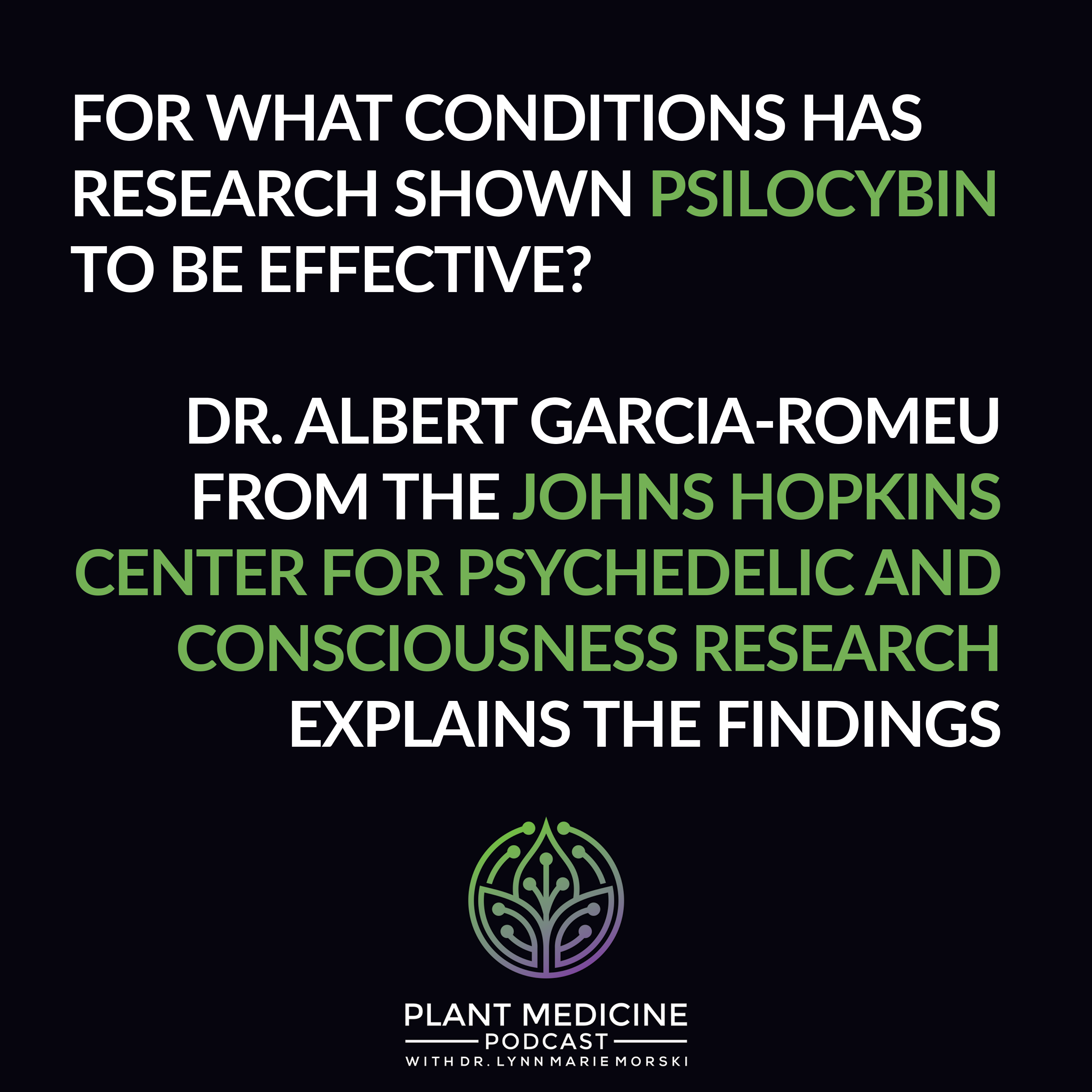 Psychedelic Medicine Podcast with Dr. Lynn Marie Morski