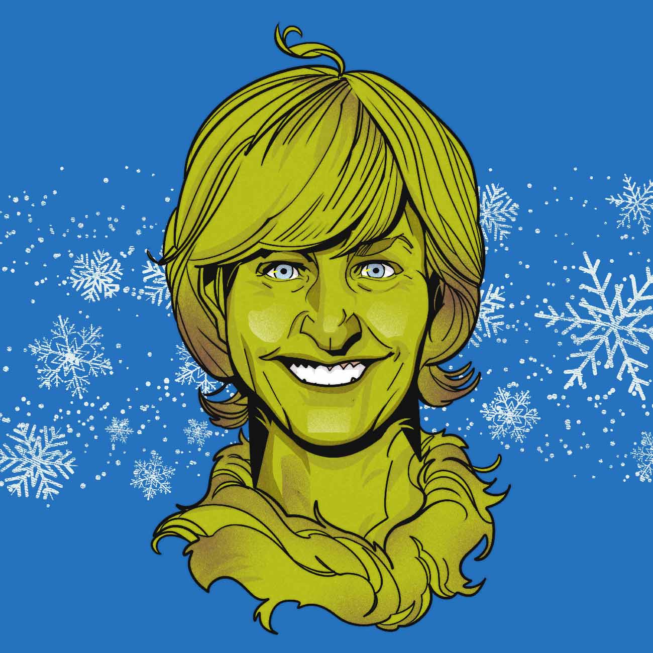 Ellen Won't Say Gay on Christmas