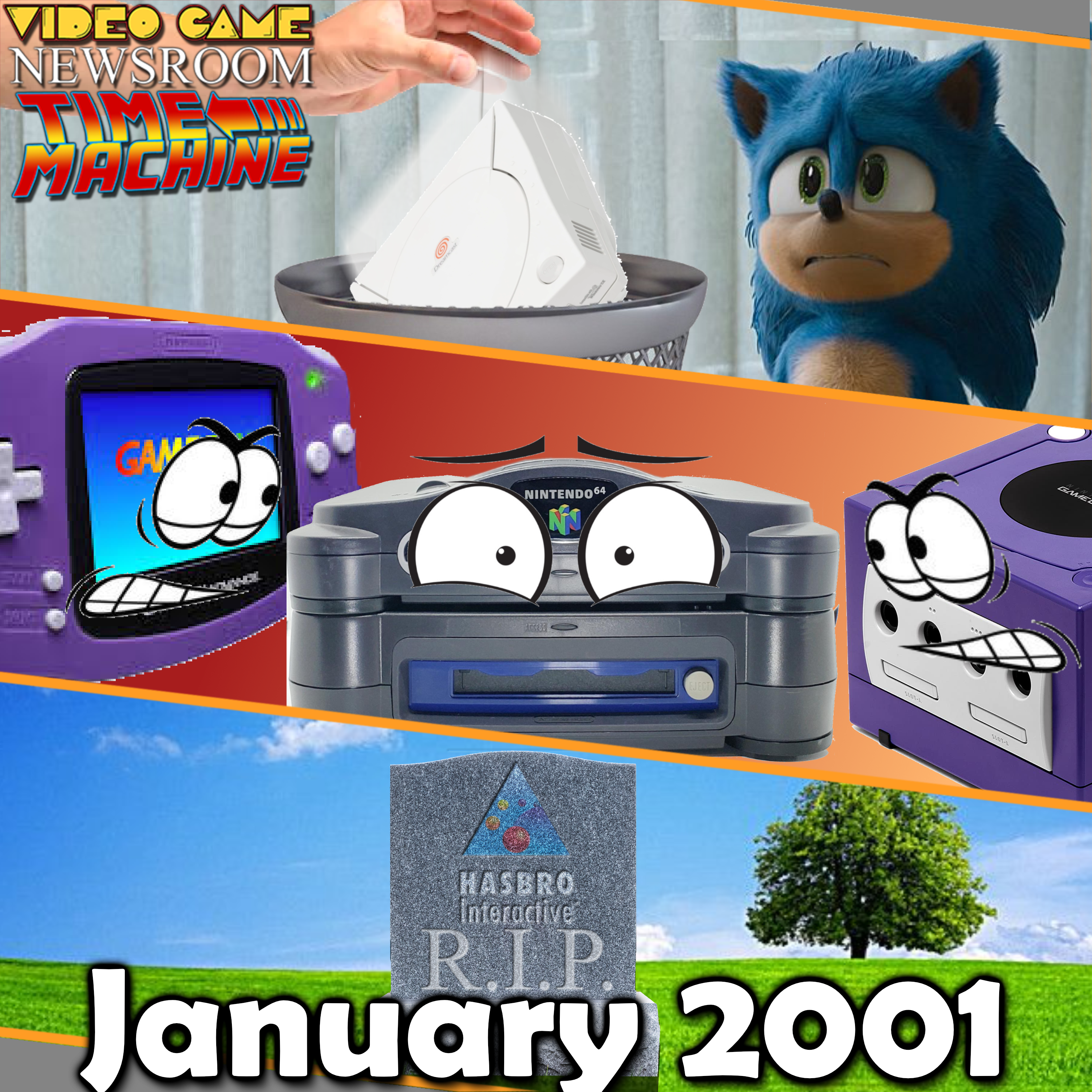 Video Game Newsroom Time Machine