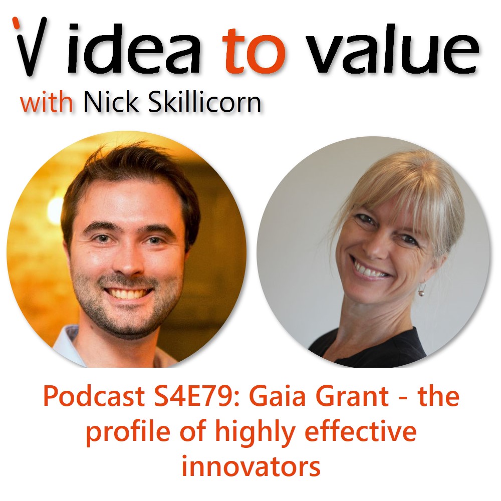 Podcast S4E79: Gaia Grant - the profile of highly effective innovators