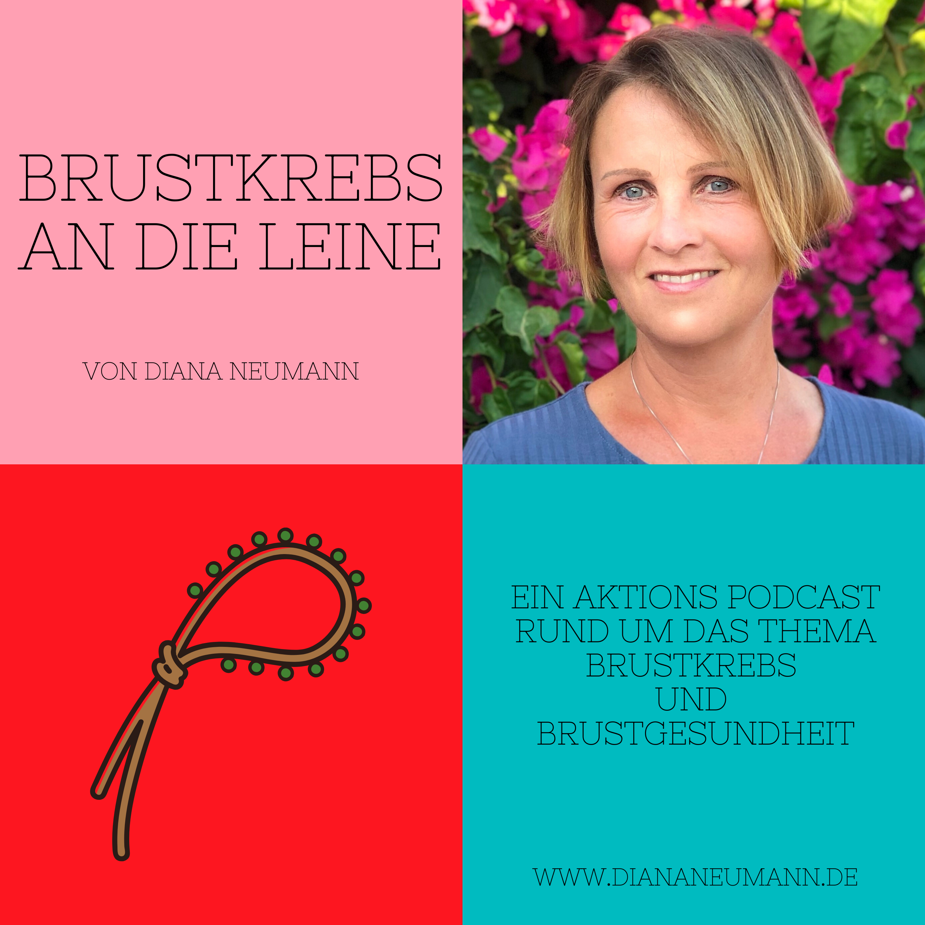 Brustkrebs an die Leine