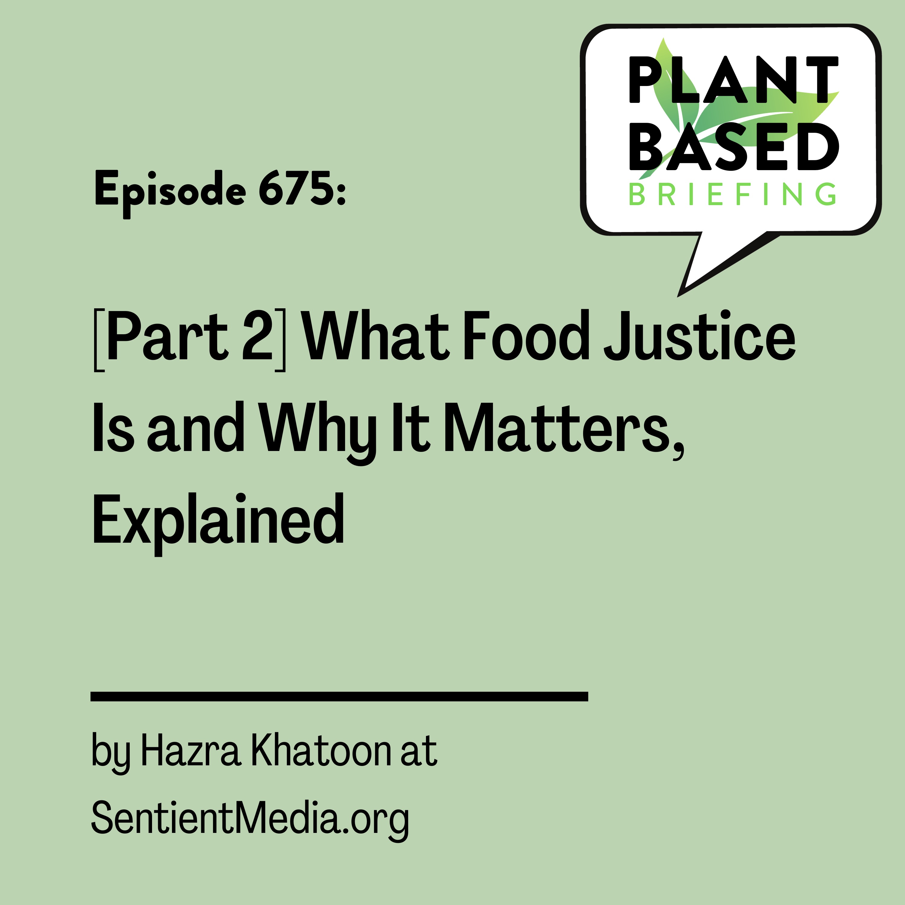 Plant Based Briefing