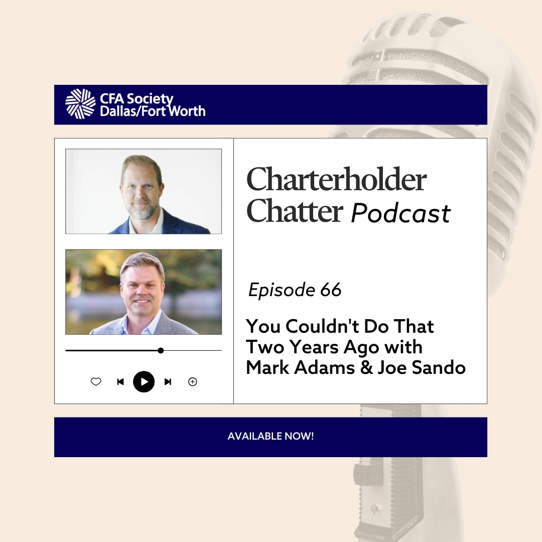 CFA DFW Charterholder Chatter